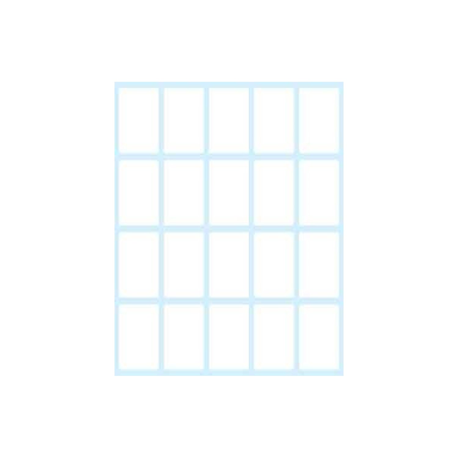 Tico · Etiquetas Blancas · 36x22 mm · Pack 10 Hojas