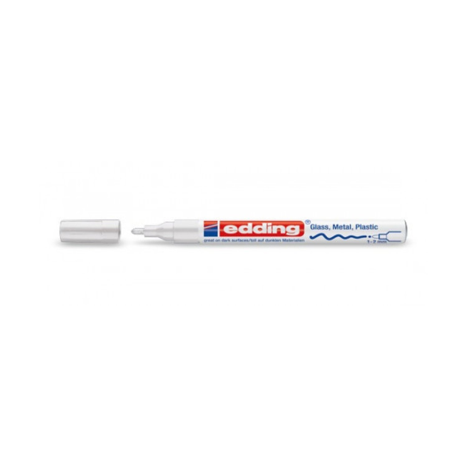 Edding 751 · Marcador Permanente · 1-2mm · Blanco