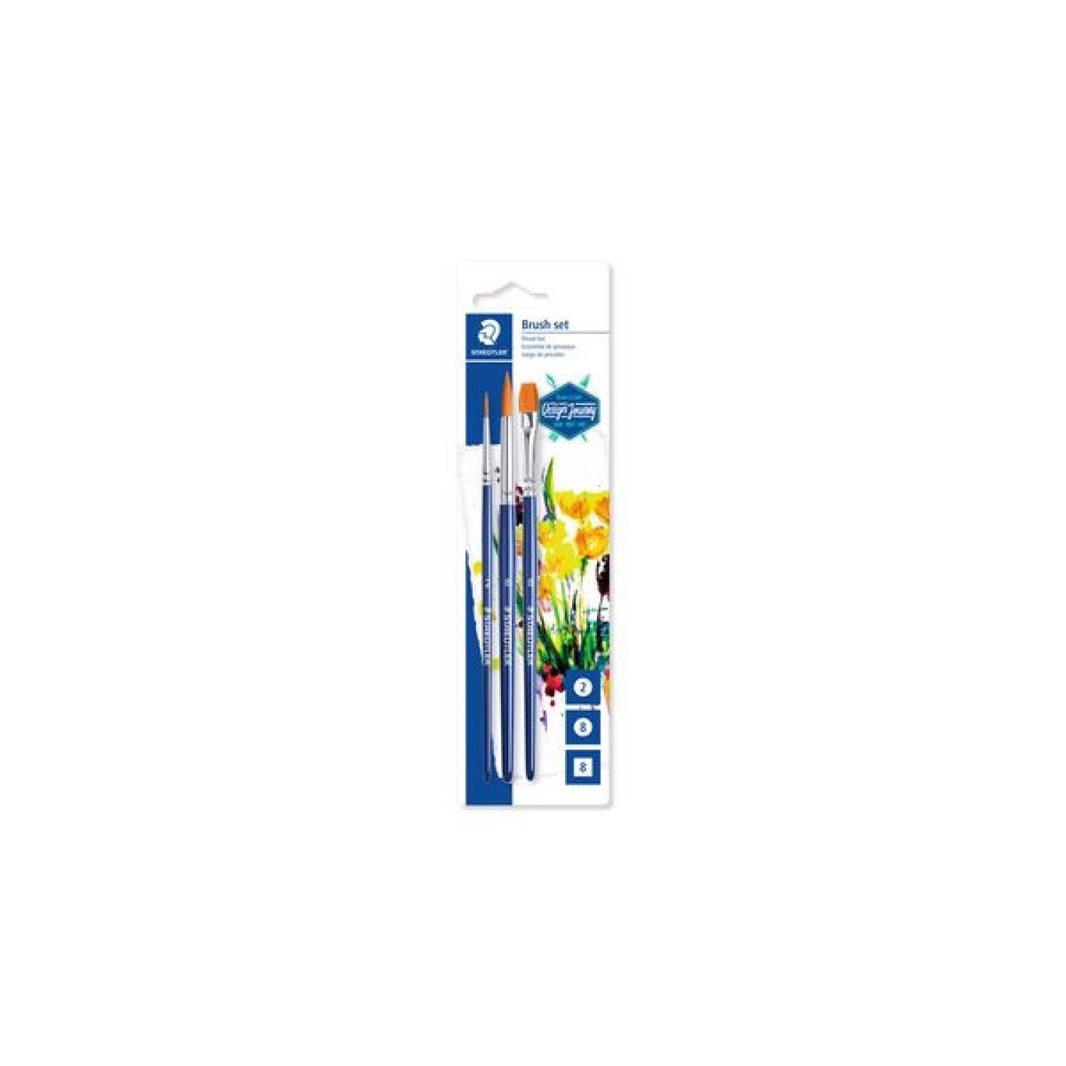 Staedtler · Pincel Bellas Artes · Set 3 Piezas