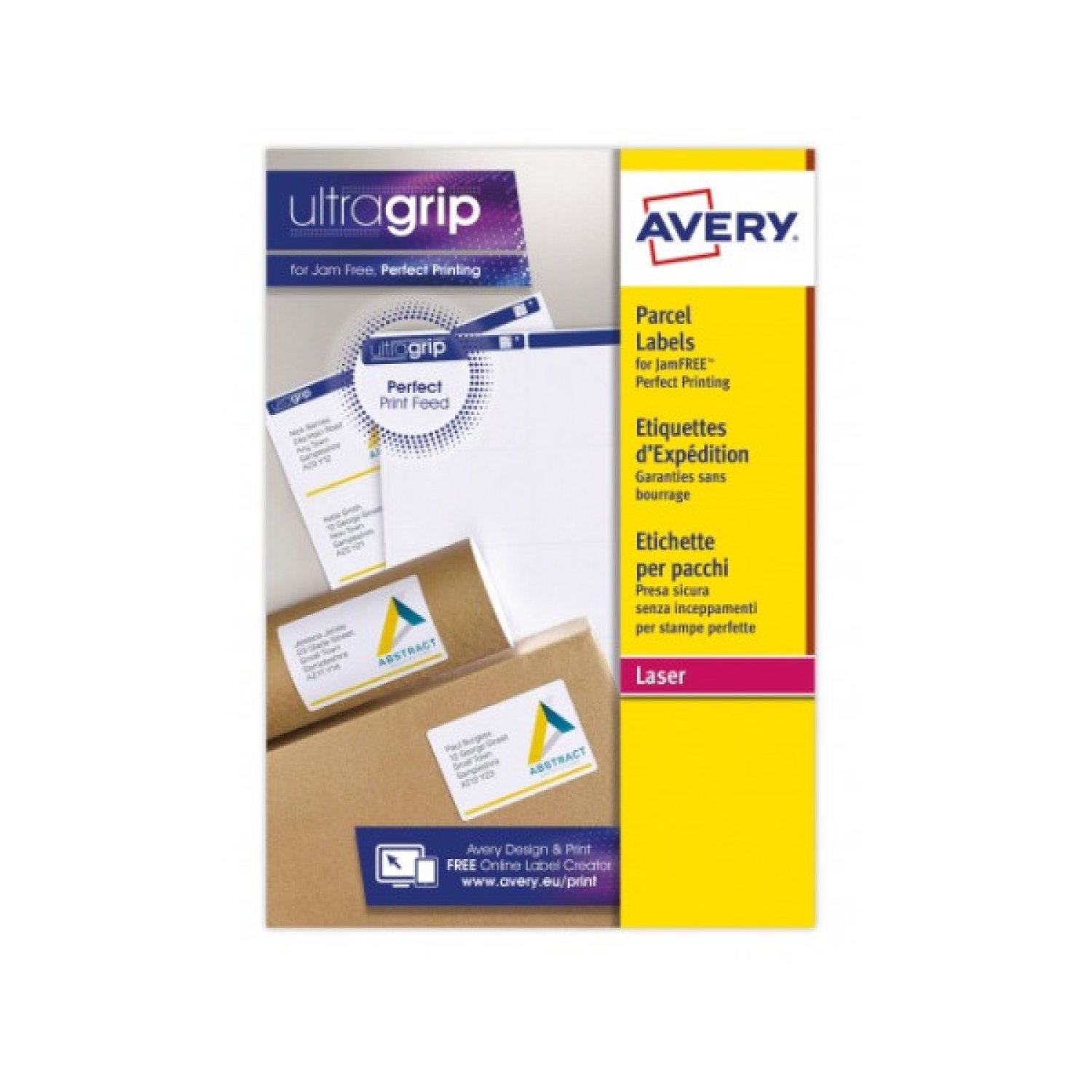 Avery L7167-15 · Etiquetas Autoadhesivas · Dirección · Blanco · 15 Hojas