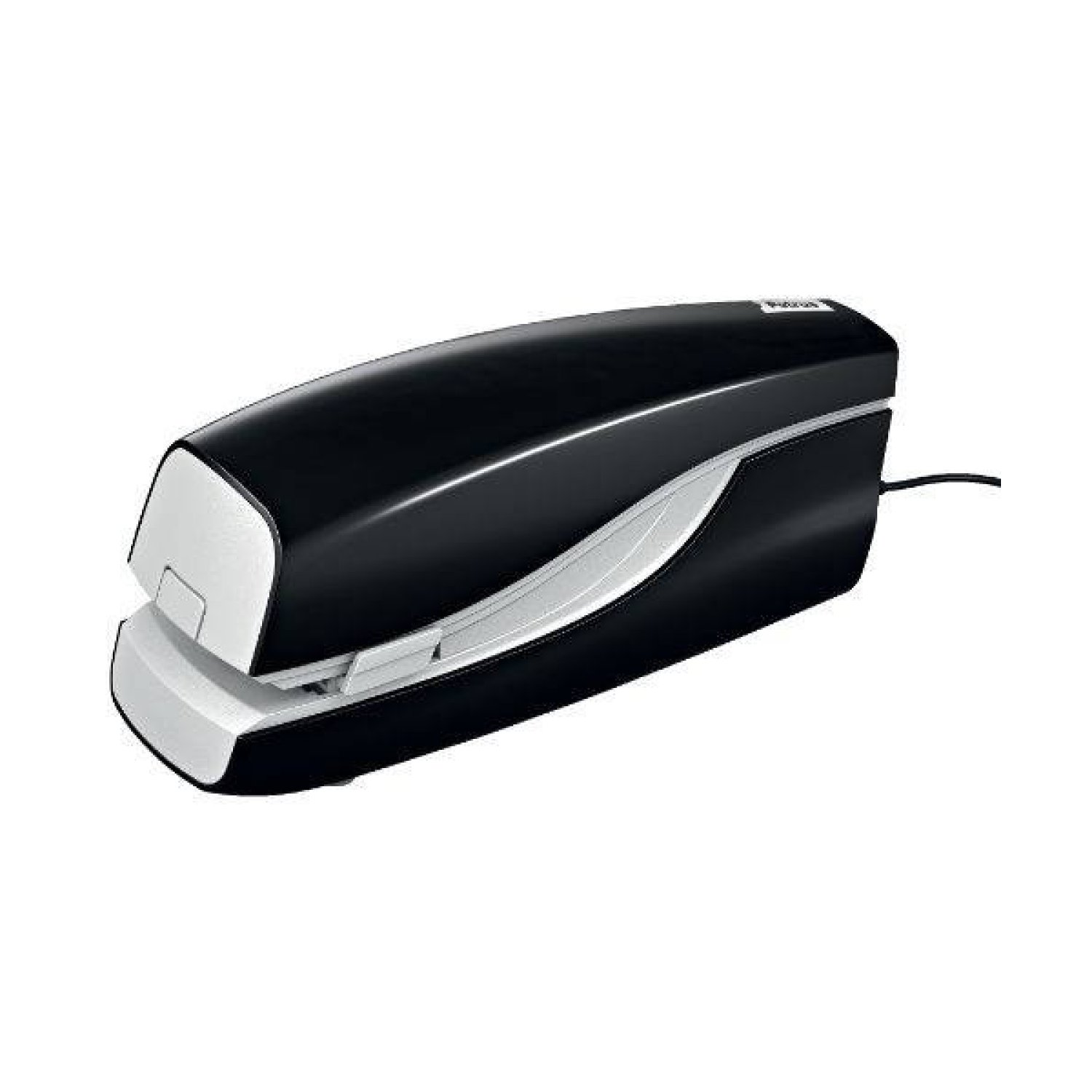 Petrus E-120 · Grapadora Eléctrica · Adaptador de Corriente · Color Negro