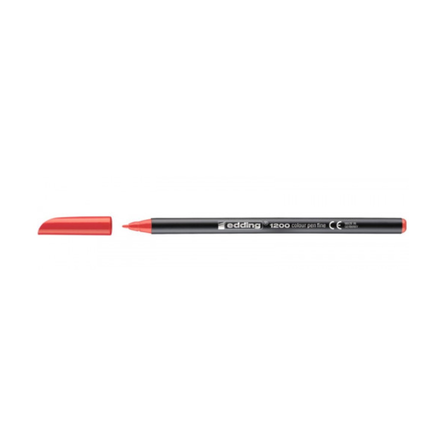 Edding 1200 · Rotulador Punta Fina · Color Rojo