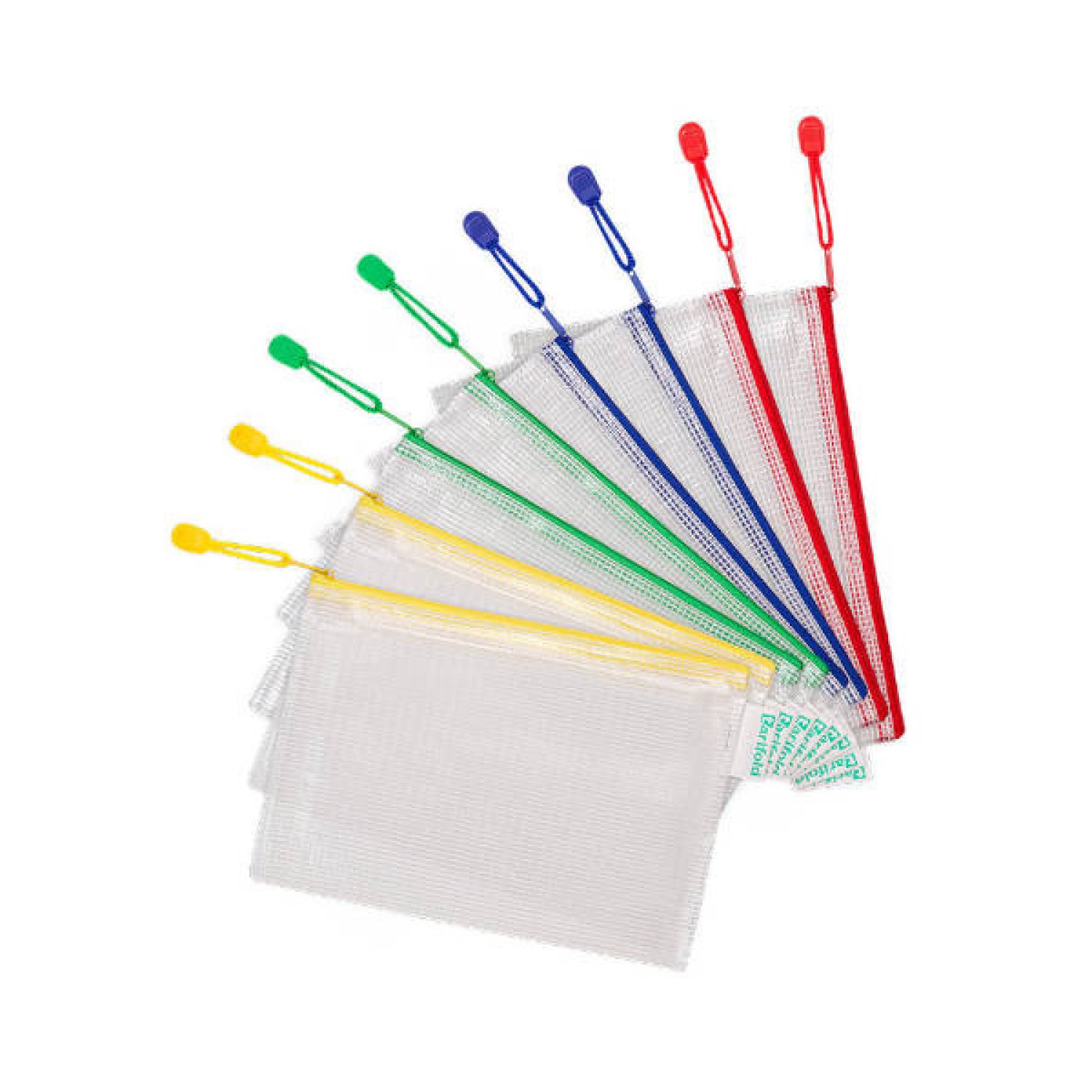 Tarifold · Pack 8 Bolsas Zipper Multiusos · A5 · Cierre Cremallera · PVC