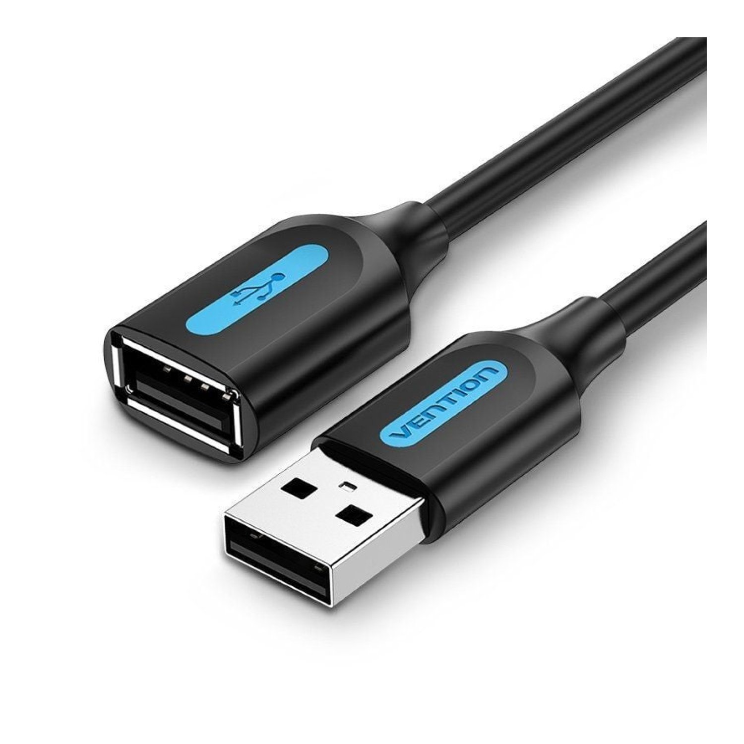 Vention Cable Alargador USB 2.0 · USB Macho-Hembra · 3m · 480Mbps · Negro