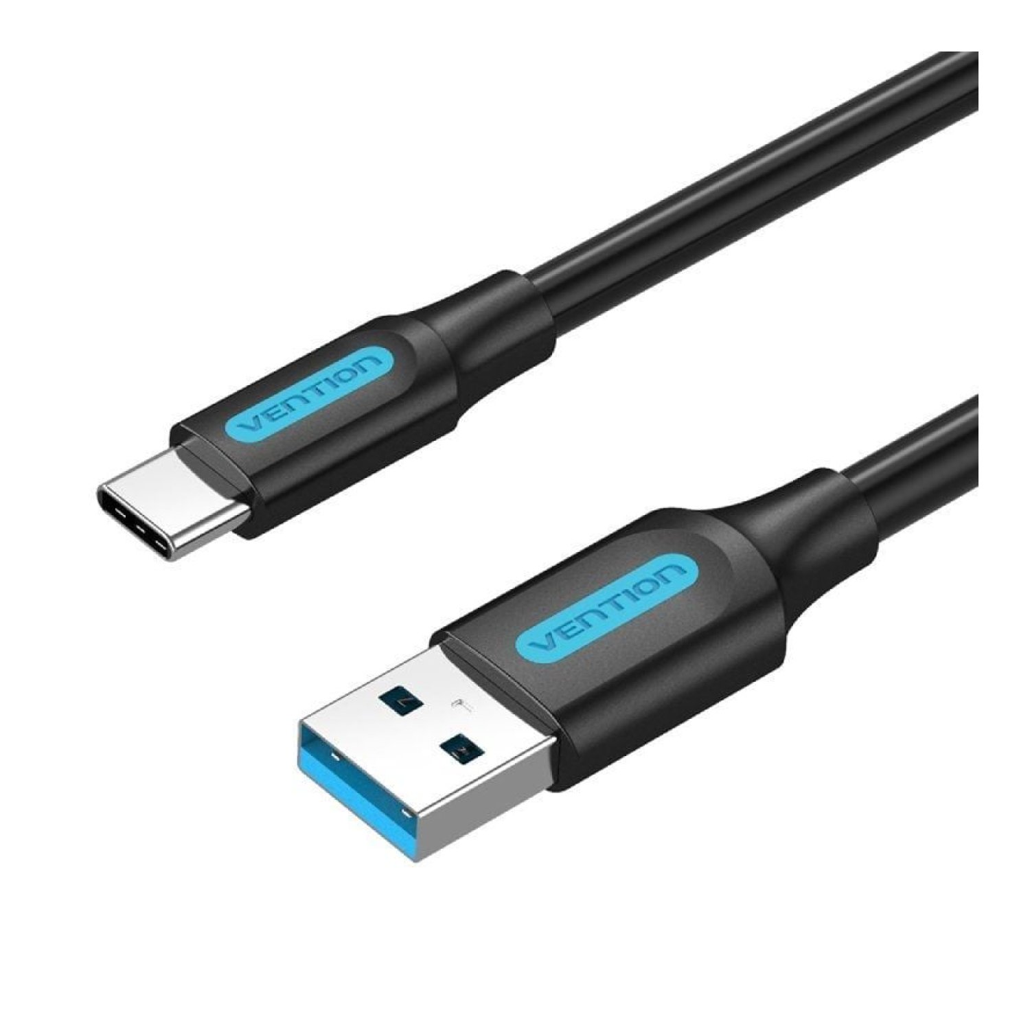 Vention Cable USB 3.0 Tipo-C · 60W · 5Gbps · 1,5m · Negro