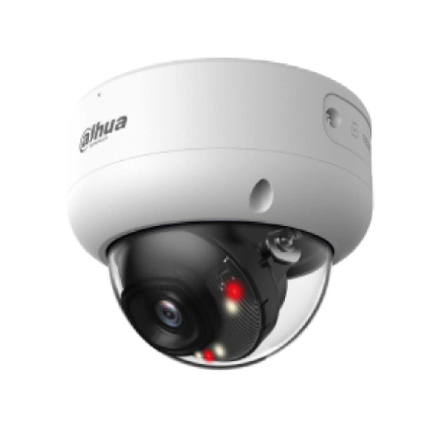 Dahua · Cámara IP Minidomo · 4MP · IP67 · IK10 · IR 40m · Óptica 2.8mm · Micro SD 512GB