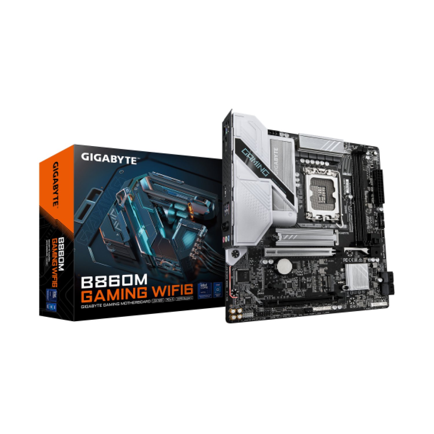 Gigabyte B860M Gaming WiFi6 · Placa Base Intel Core Ultra · DDR5 9066MHz · PCIe 5.0 · WiFi 6 · 2.5GbE