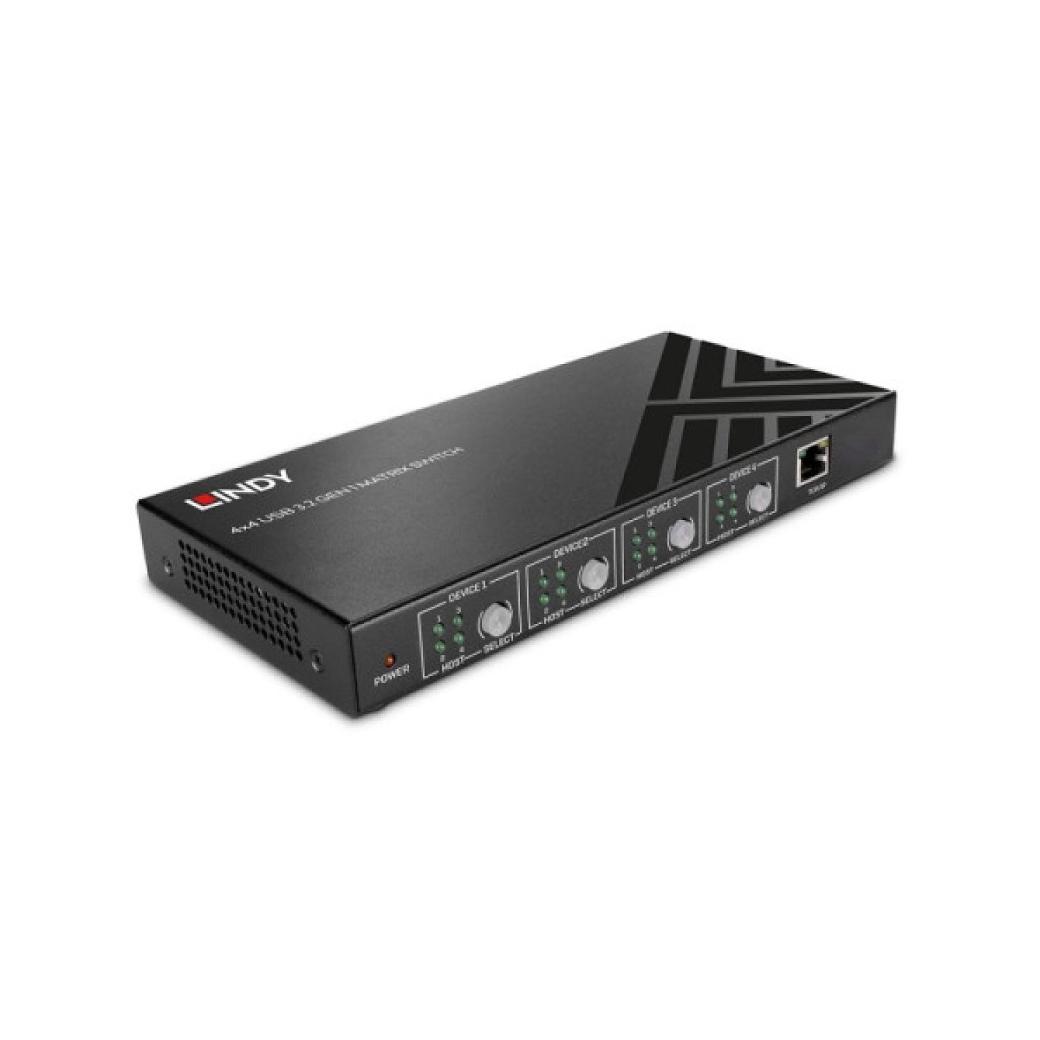 Lindy 43406 · Matriz de Conmutación USB · Control Centralizado