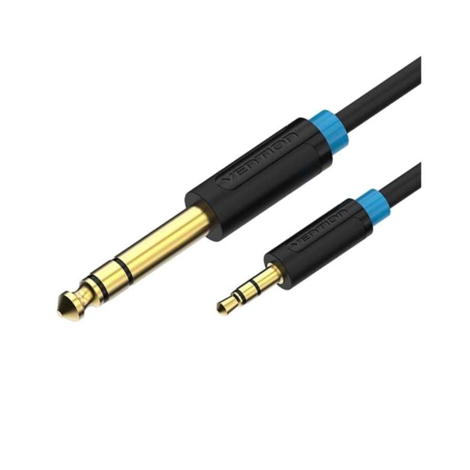 Vention Cable Estéreo · Jack 6.5 a 3.5mm · 3 metros · Negro