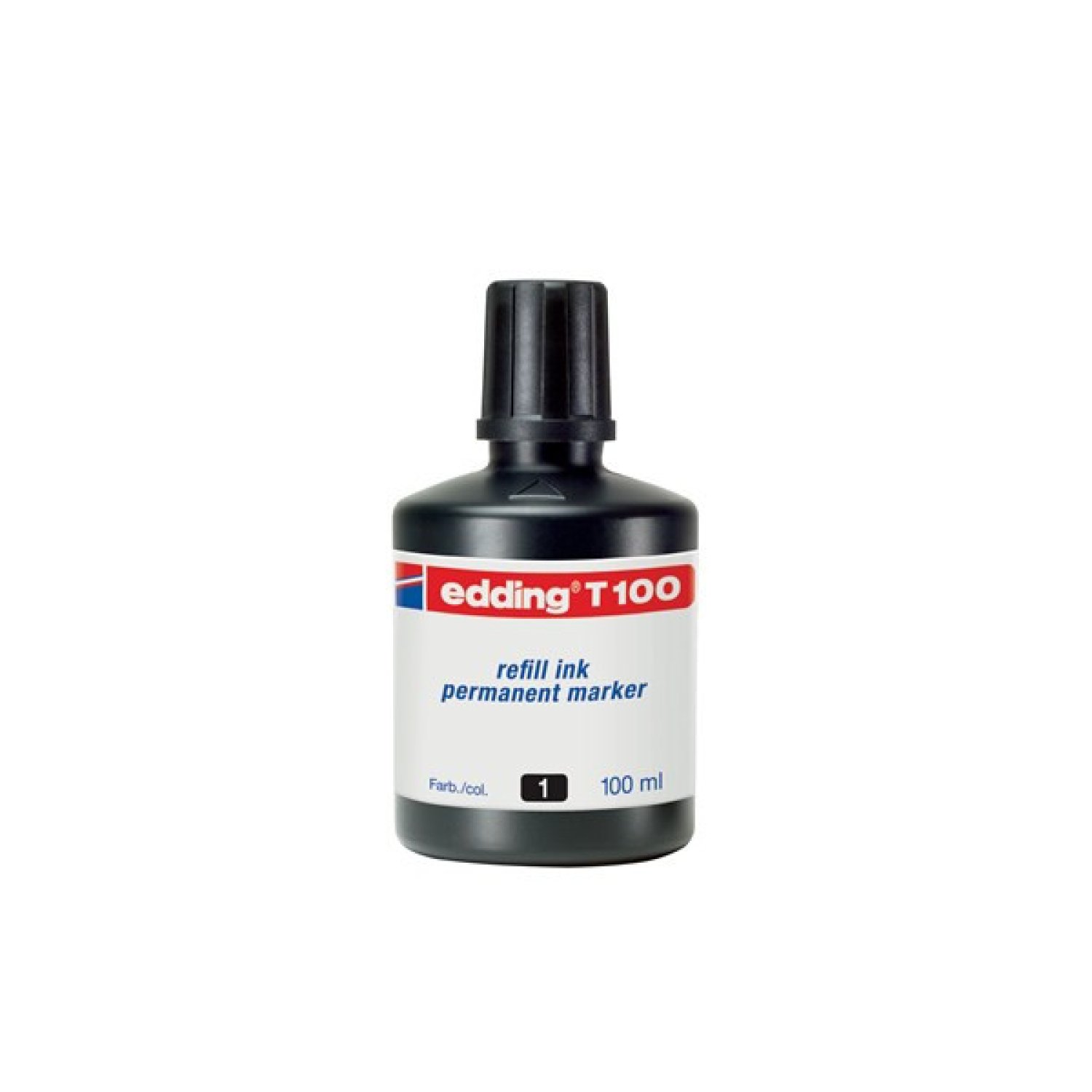 Edding T100 · Tinta para Rellenar · 100ml · Negro