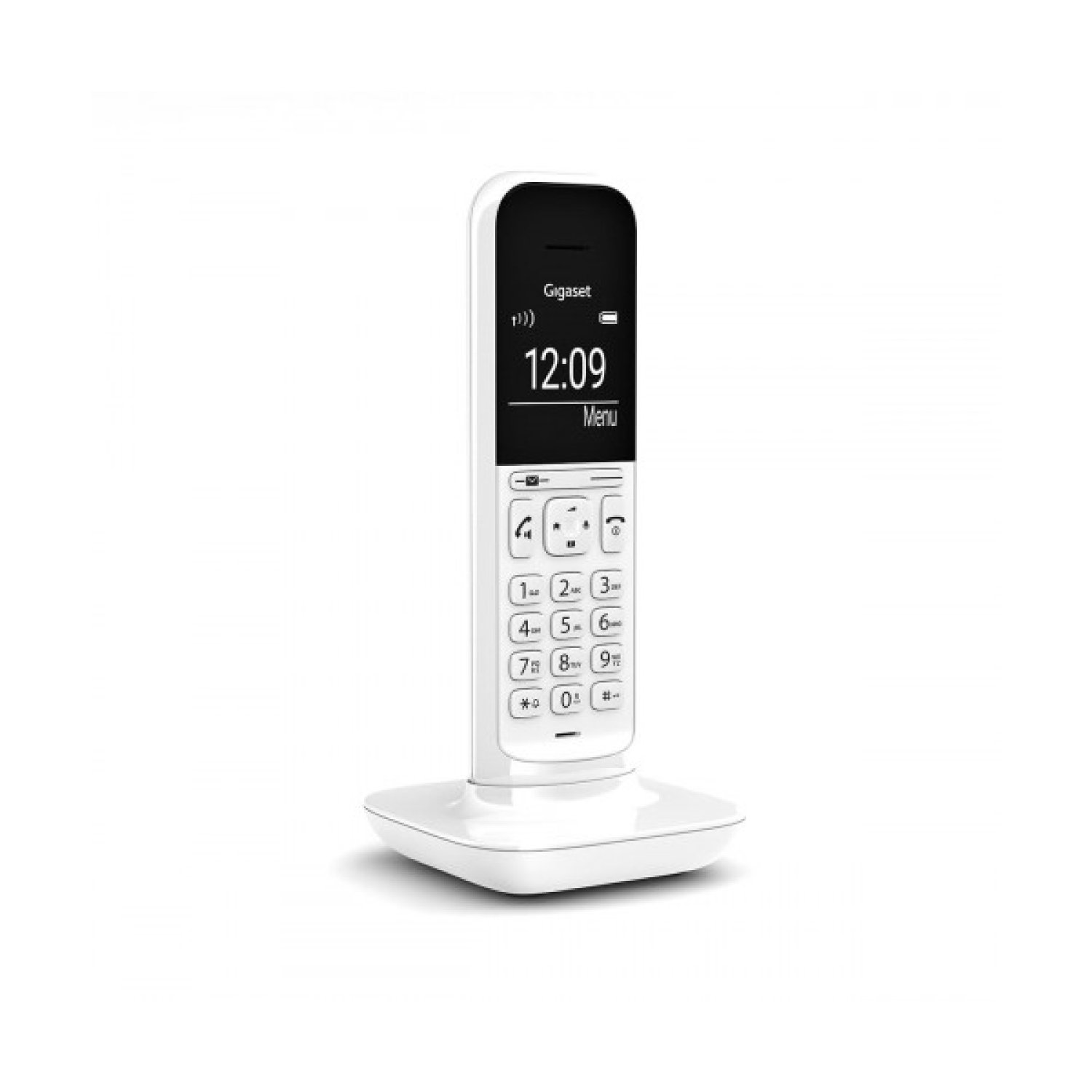 Gigaset CL390 · Teléfono DECT Analógico · Identificador Llamadas · Blanco