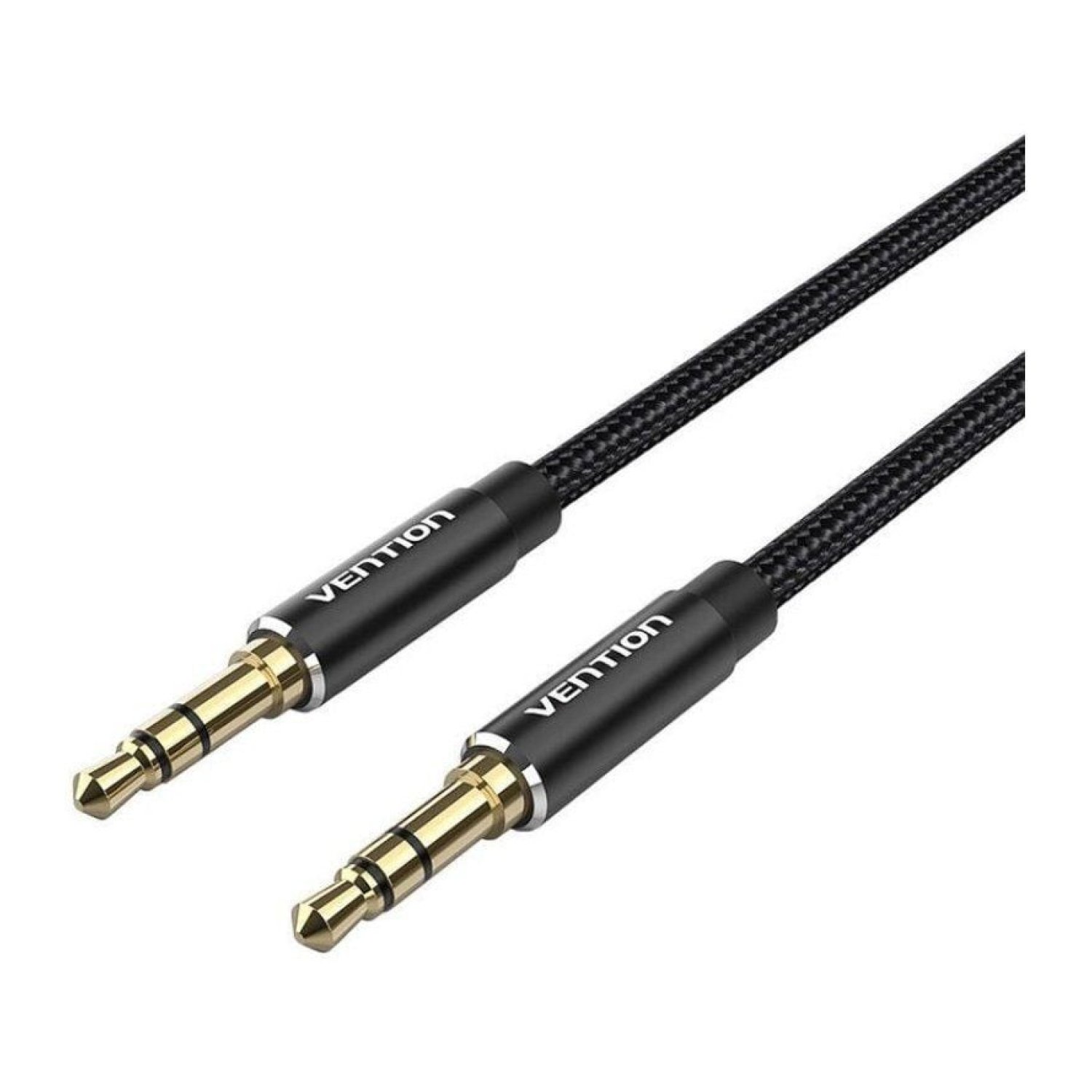 Vention Cable Estéreo · Jack 3.5mm Macho-Macho · 5m · Negro