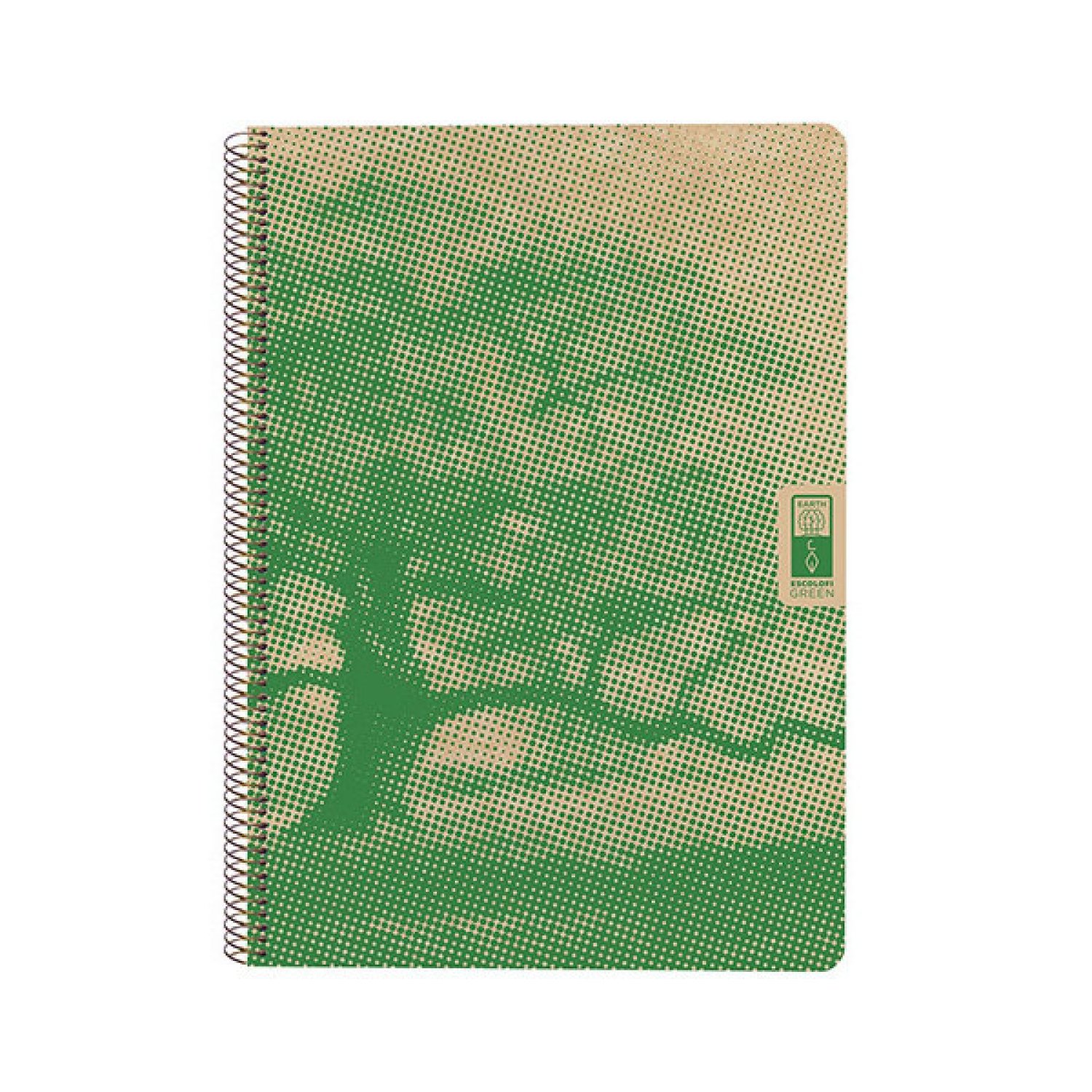 Escolofi 4 Elements · Cuaderno Espiral DIN-A4 · 80 Hojas · Cuadrícula 5x5 · FSC Reciclado
