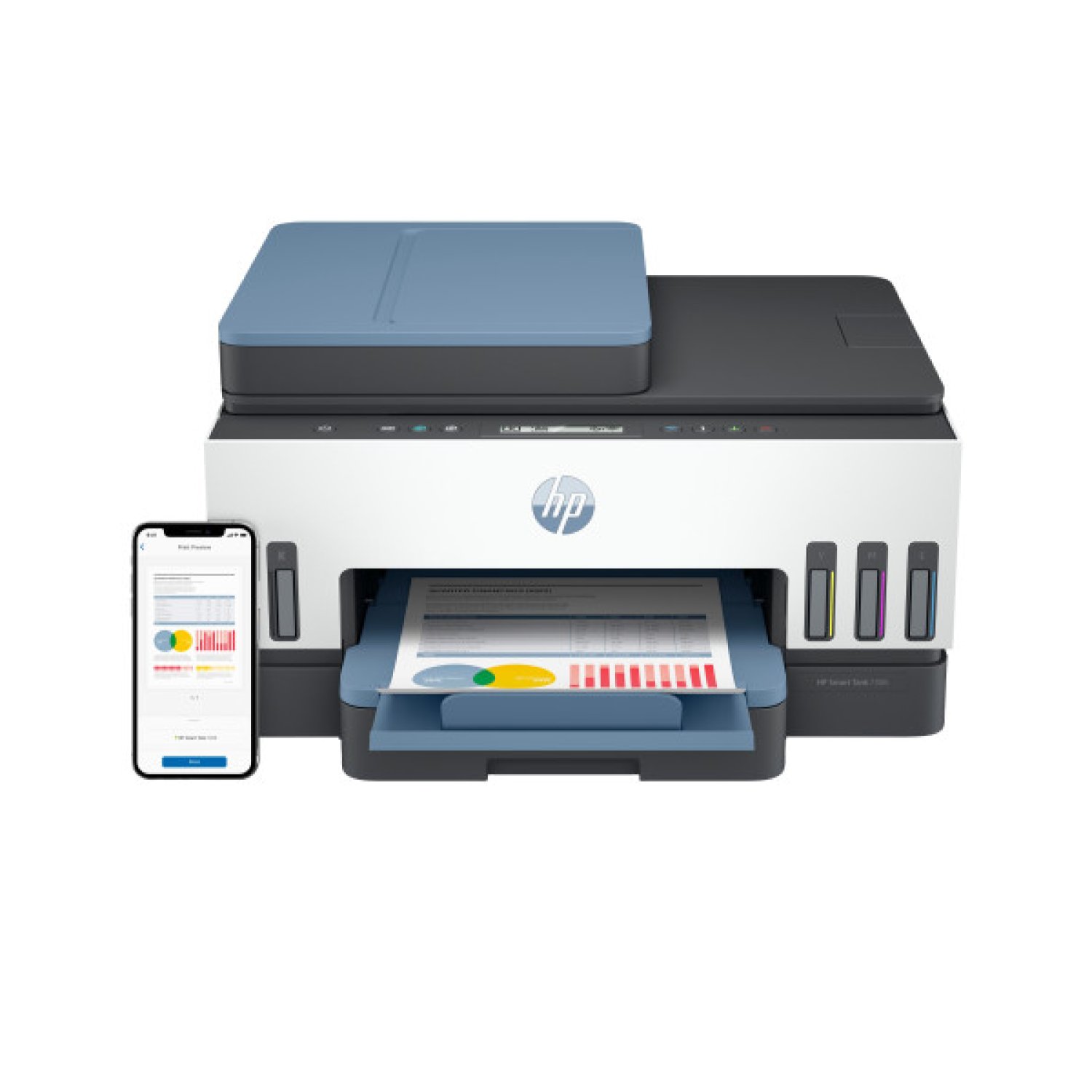 HP Smart Tank 7306 · All-in-One Inalámbrico · Impresión, Copia y Escaneo · Dúplex