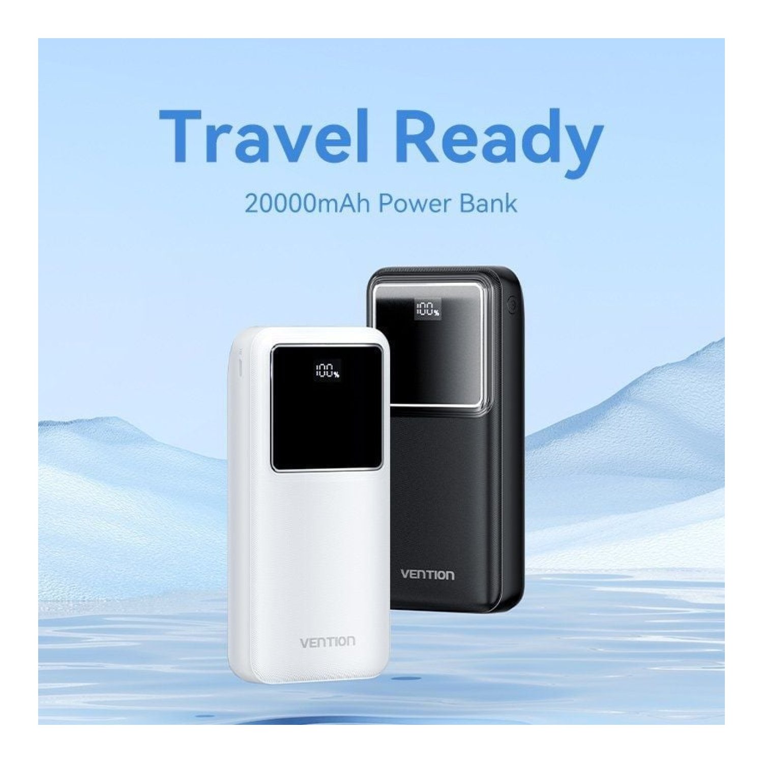 Vention Powerbank 20000 mAh · 22,5W · Negro