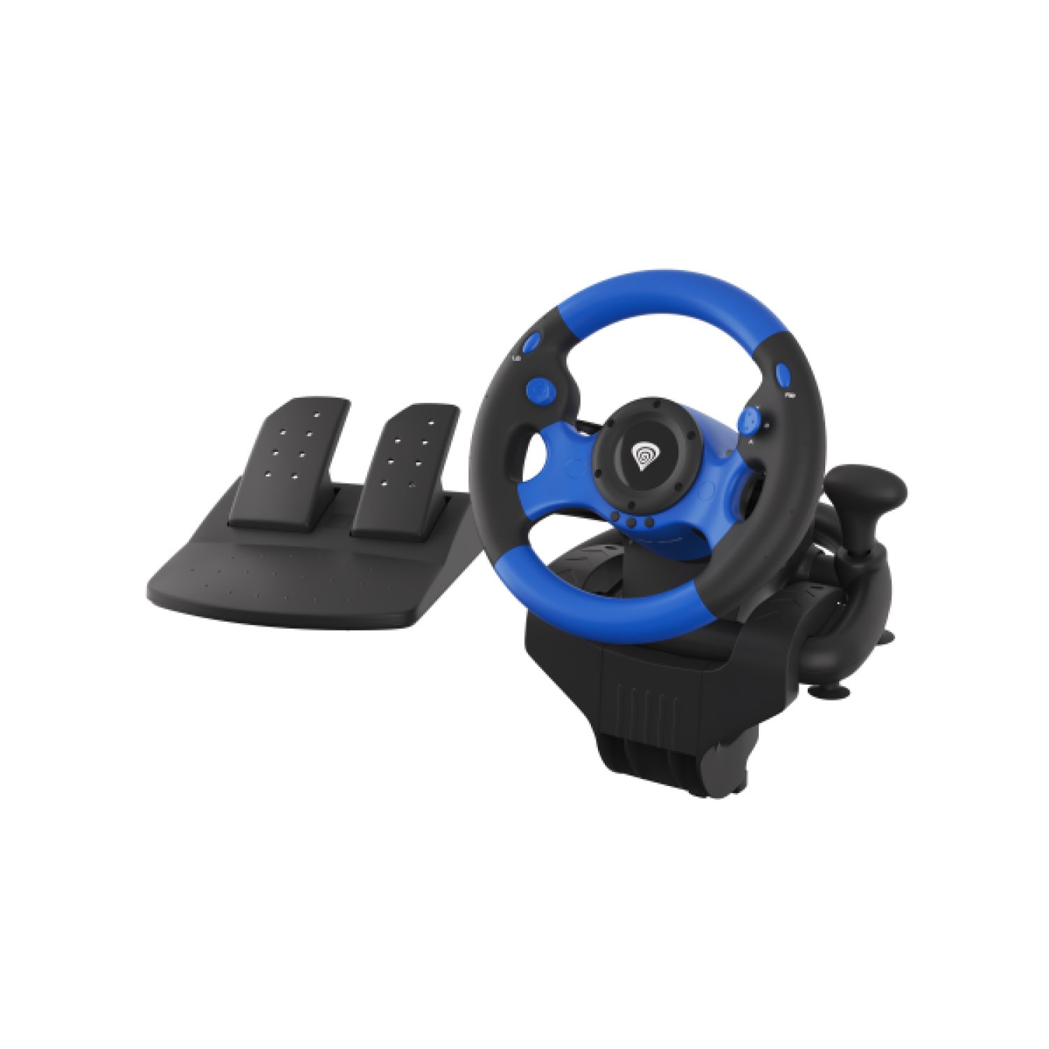 Genesis Seaborg 350 · Volante + Pedales · USB · Multi-plataforma (Switch/PC/PS3/PS4/Xbox)