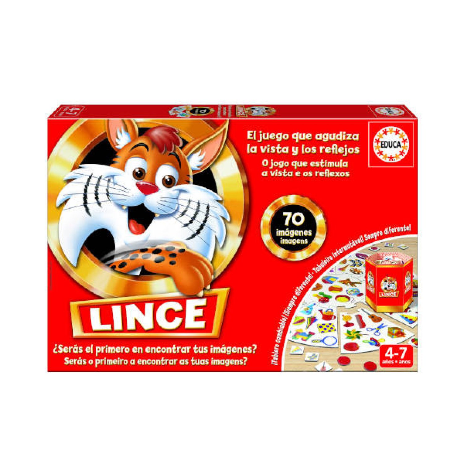 Educa Borrás · El Lince · 70 Imágenes · A partir de 4 años