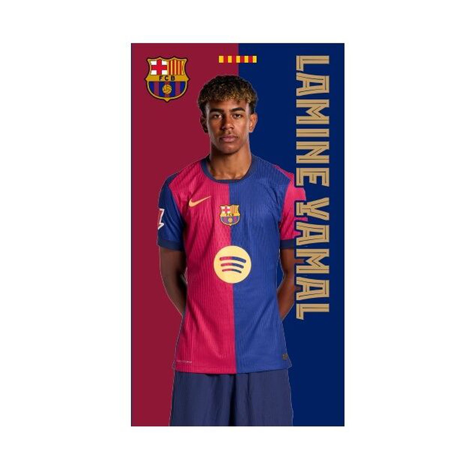 Toalla Lamine Yamal FC Barcelona microfibra