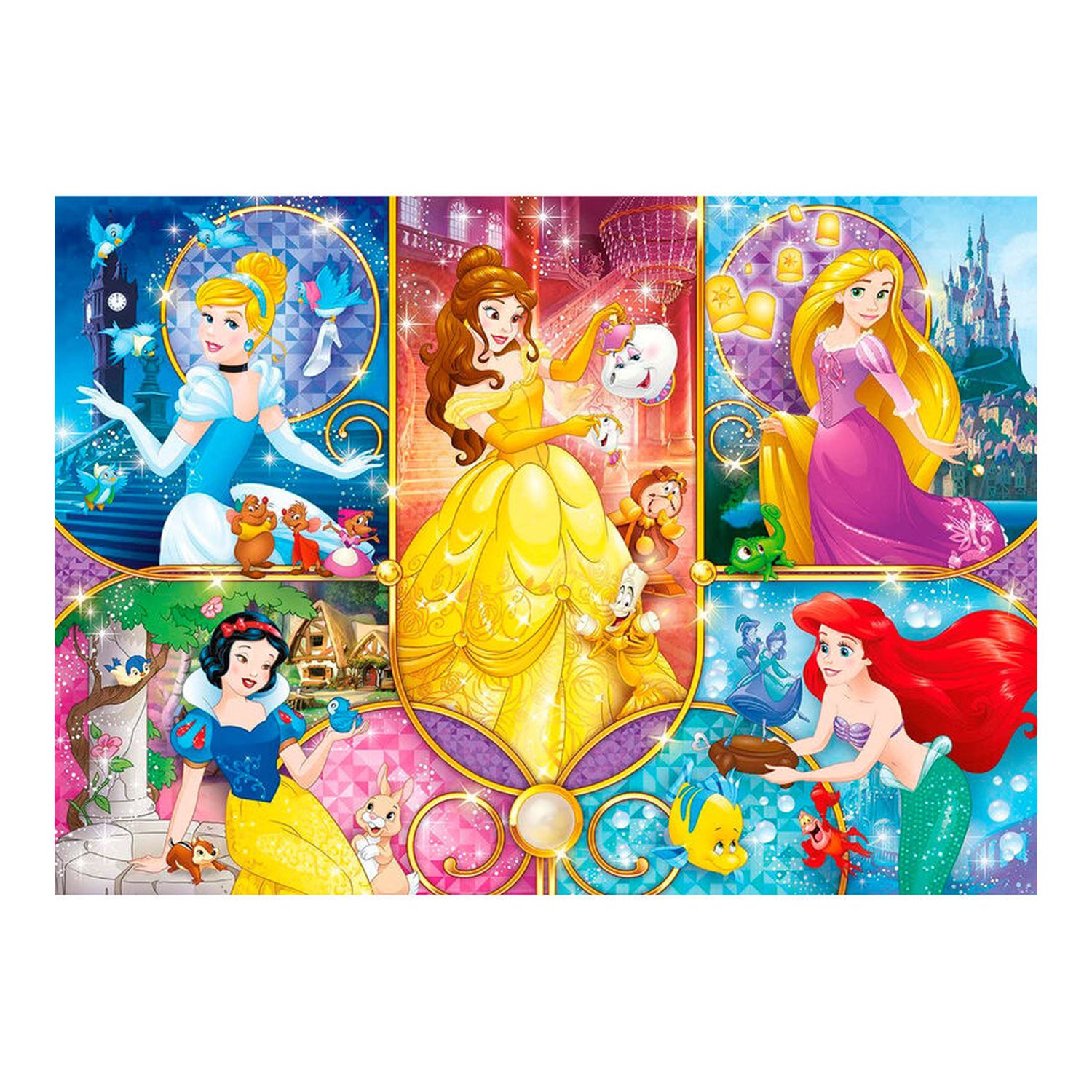 Puzzle Brilliant Princesas Disney 104pzs