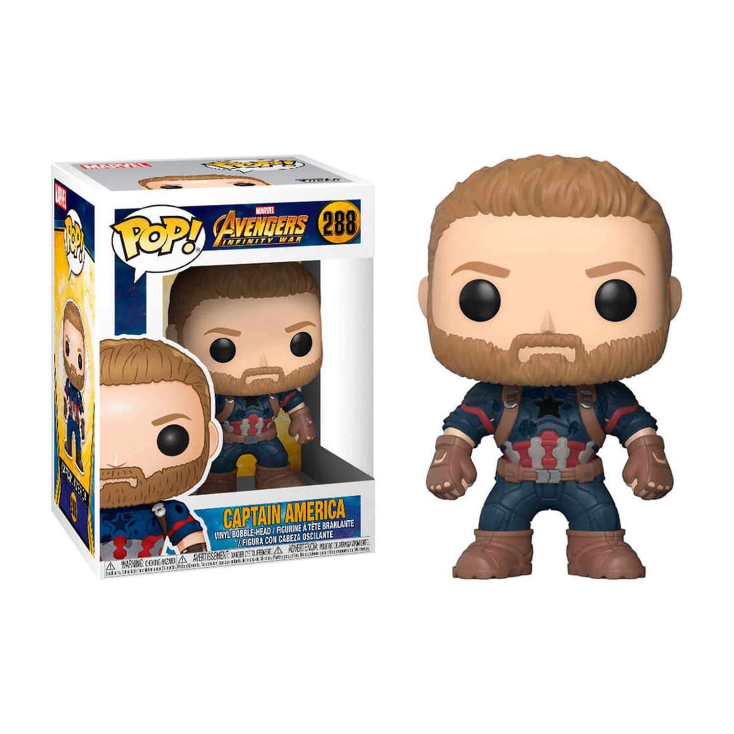 Figura POP Marvel Avengers Infinity War Capitan America