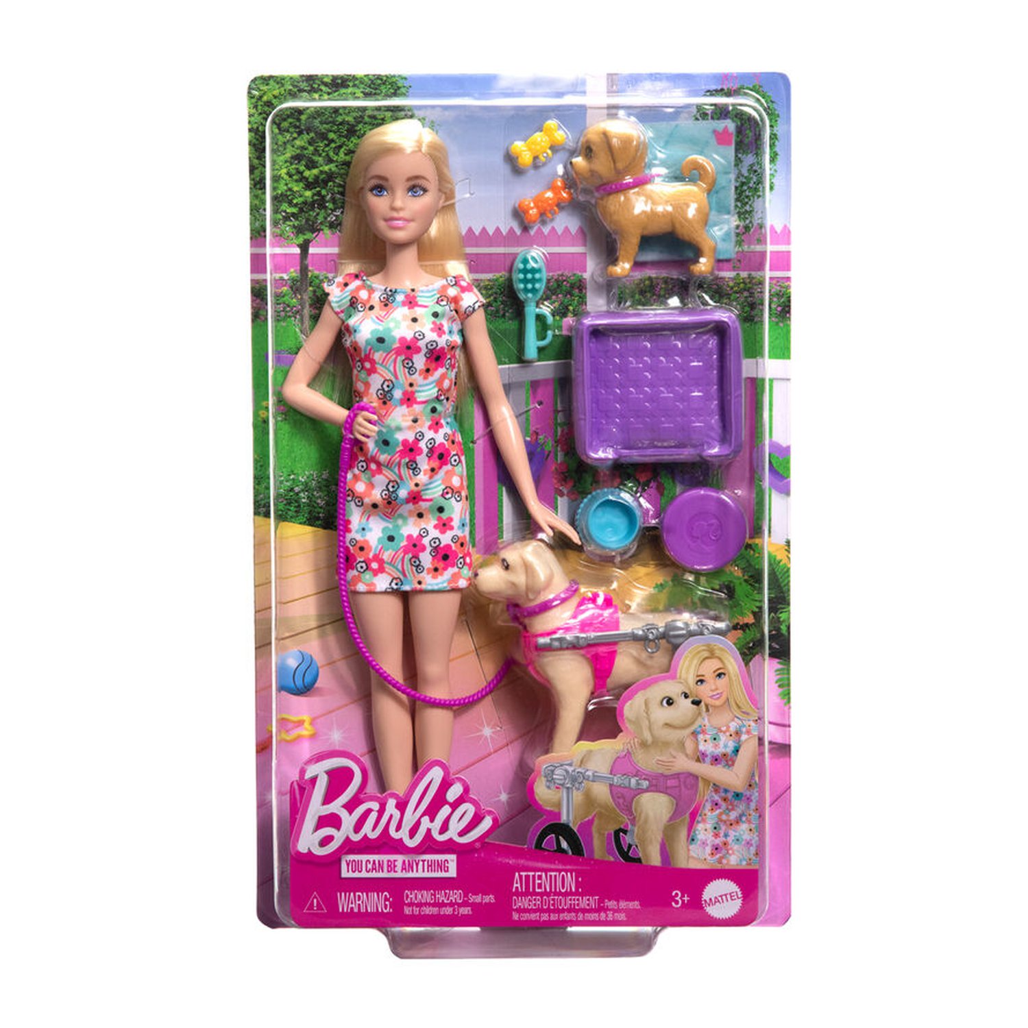 Muñeca Paseadora de Perros Barbie