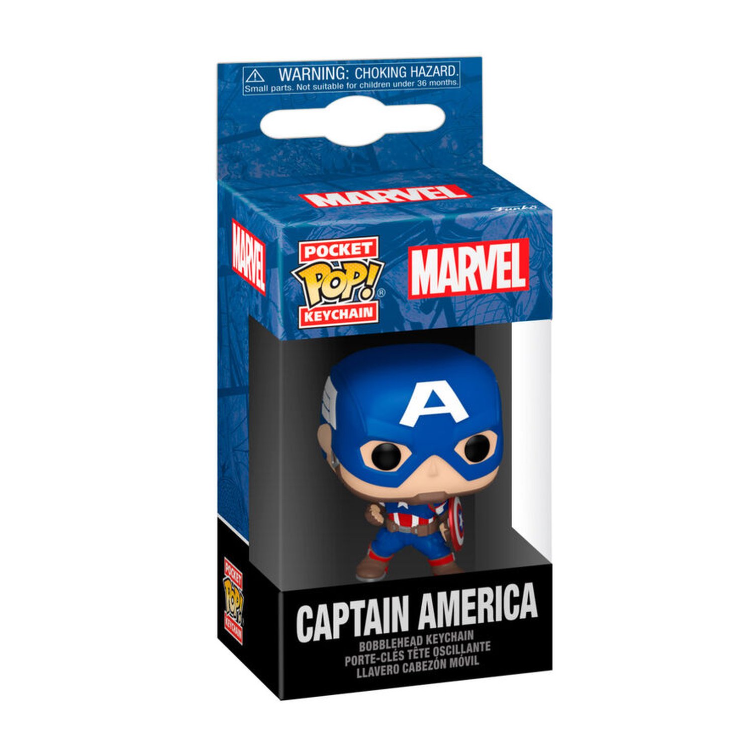 Llavero Pocket POP Marvel Capitan America Classics