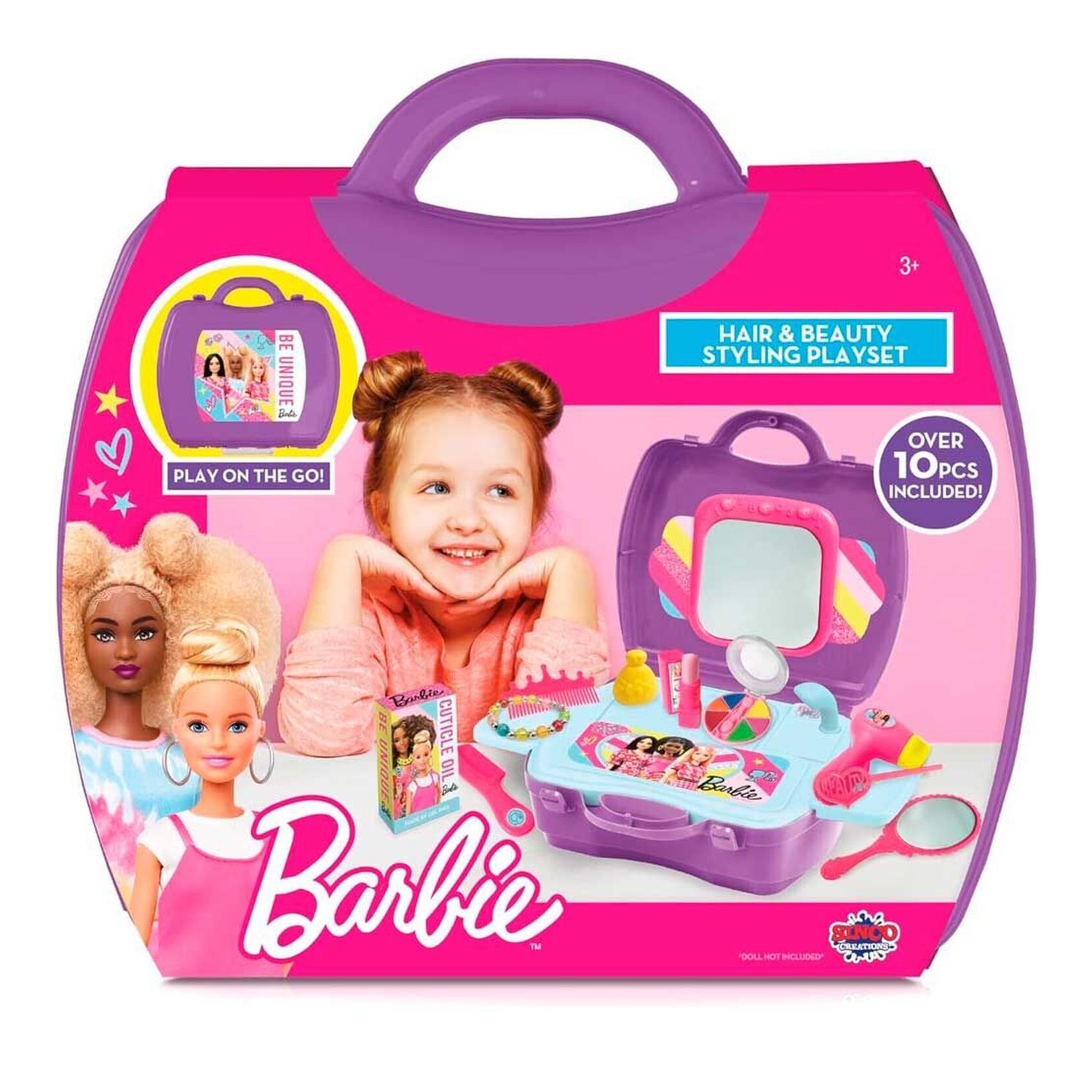 Maletin Peluqueria y estetica Barbie