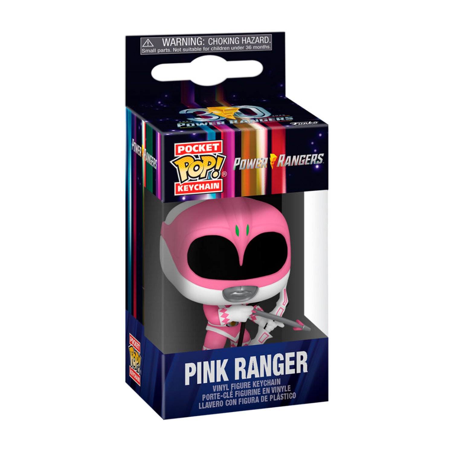 Llavero Pocket POP Power Rangers 30th Anniversary Pink Ranger