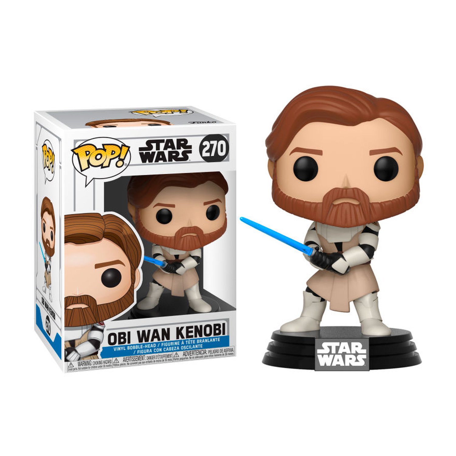 Figura POP Star Wars Clone Wars Obi Wan Kenobi