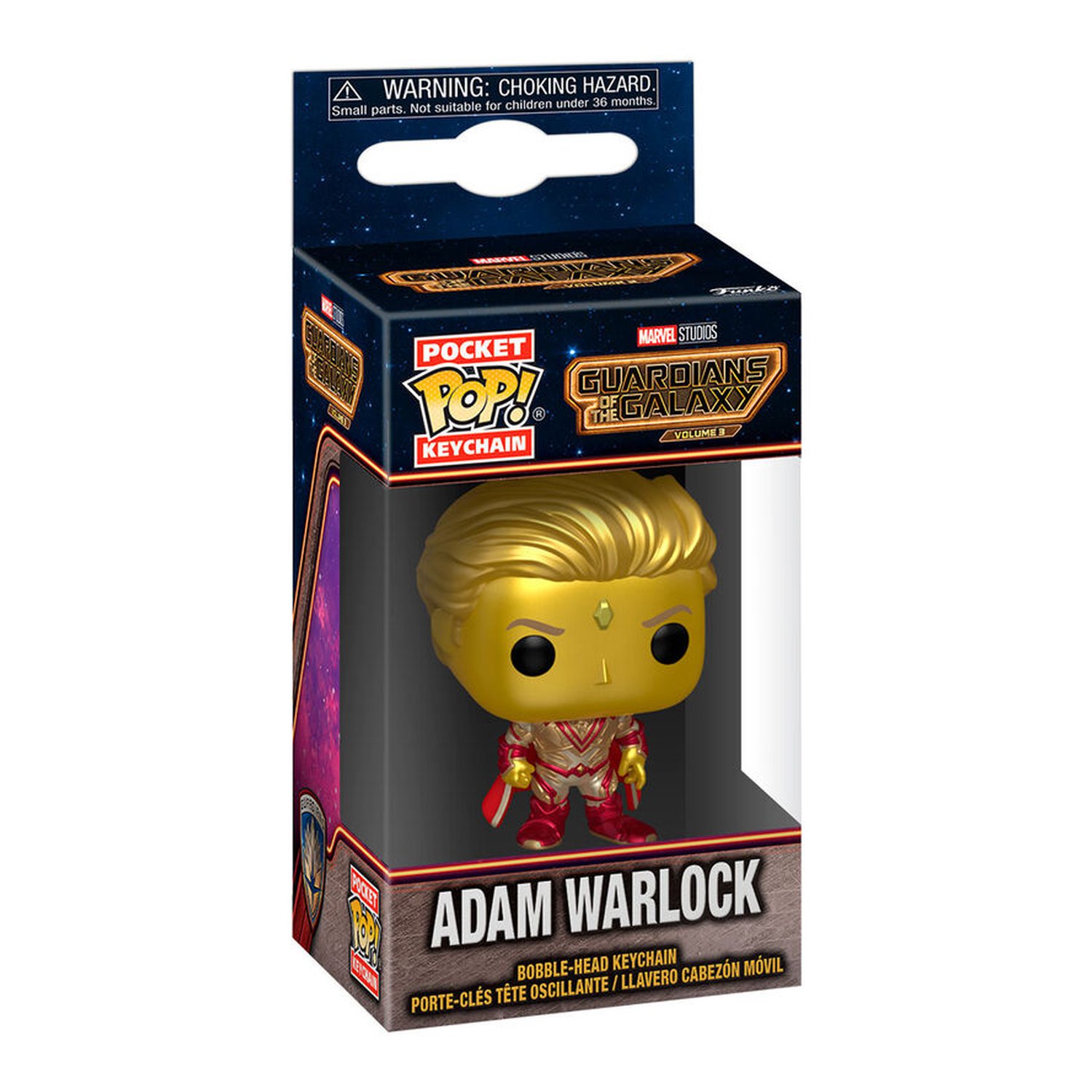 Llavero Pocket POP Marvel Guardianes de la Galaxia 3 Adam Warlock