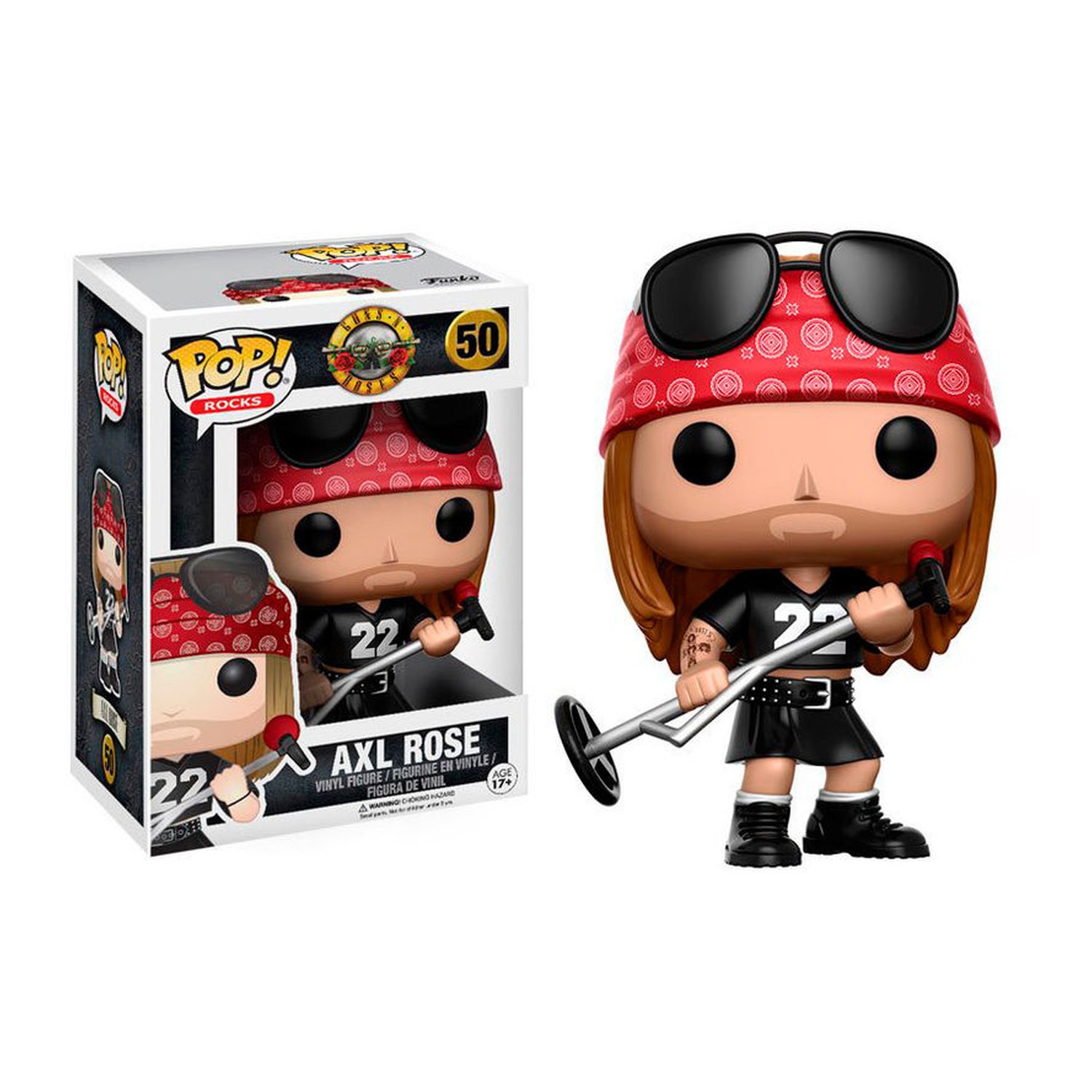 Figura POP Rocks Guns Roses Axl Rose