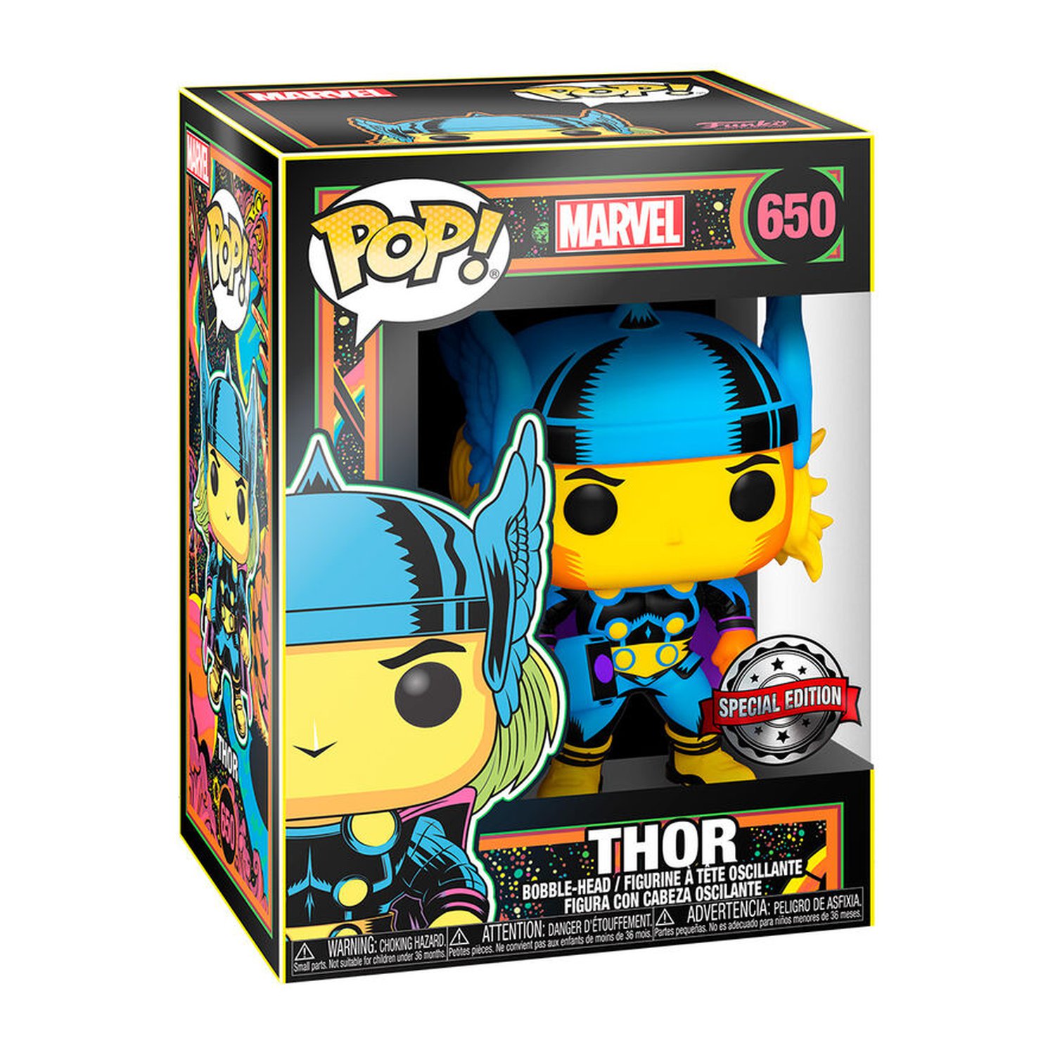 Figura POP Marvel Thor Black Light Exclusive