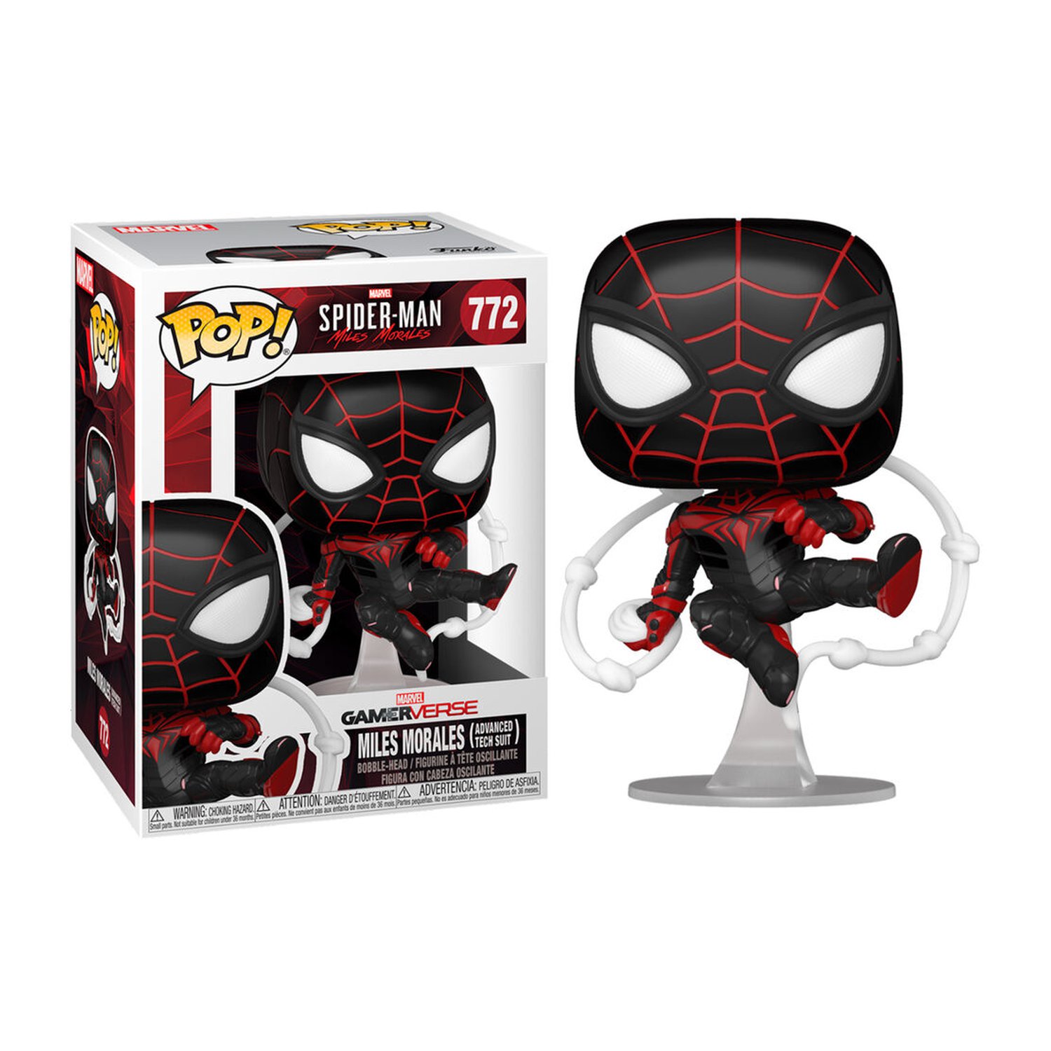 Figura POP Marvel Spiderman Miles Morales Advanced Tech Suit