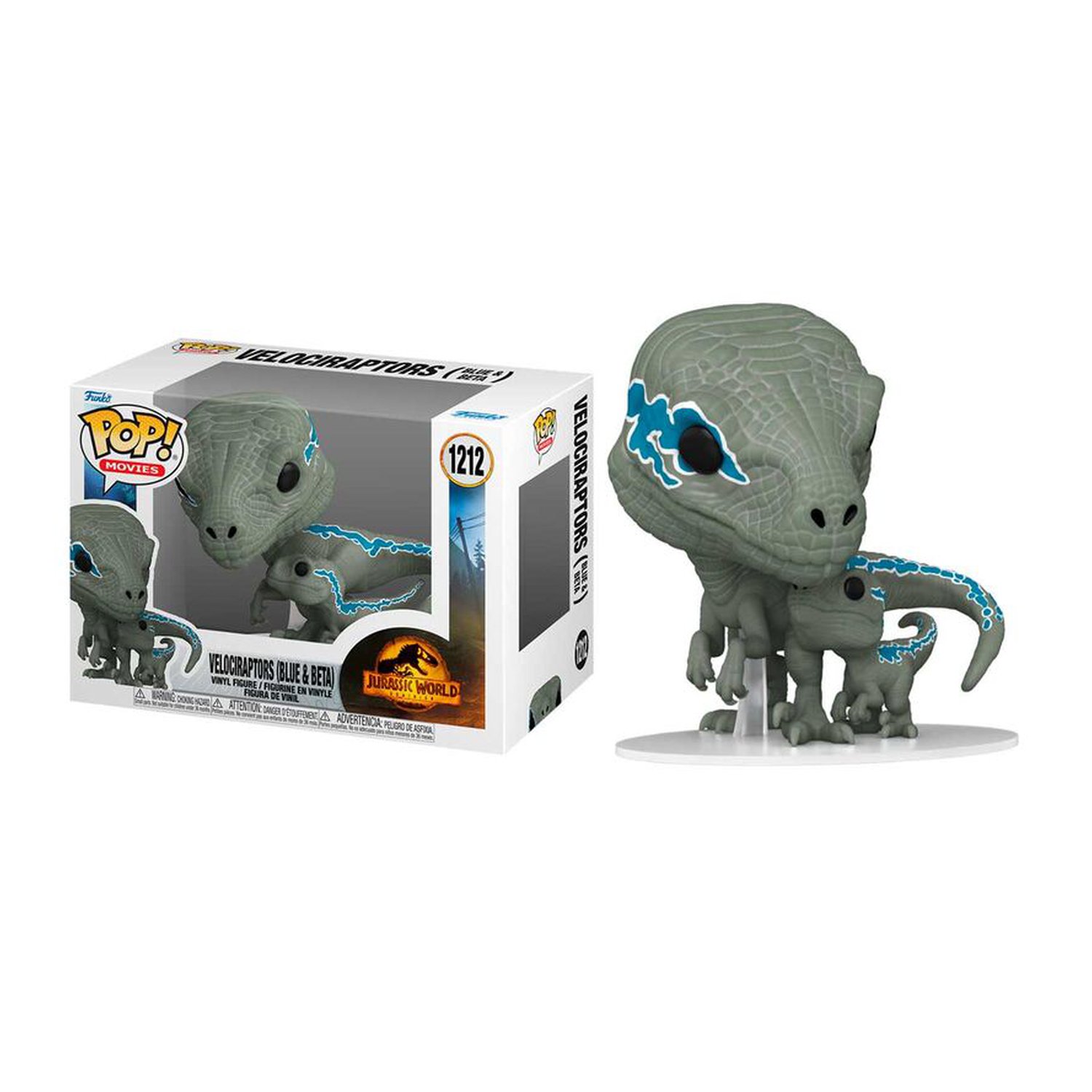Figura POP Jurassic World 3 Velociraptors Blue & Beta