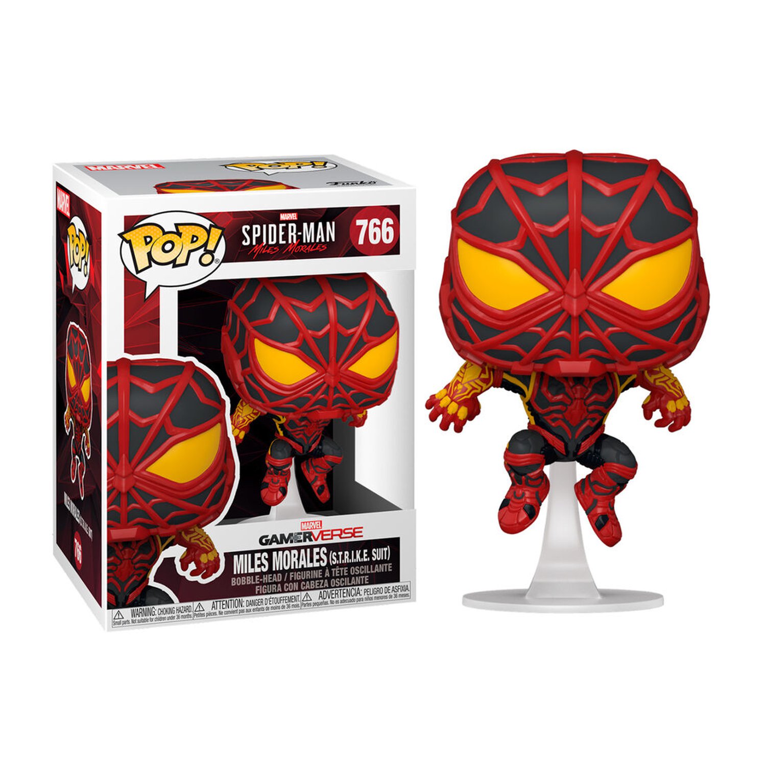Figura POP Marvel Spiderman Miles Morales S.T.R.I.K.E. Suit