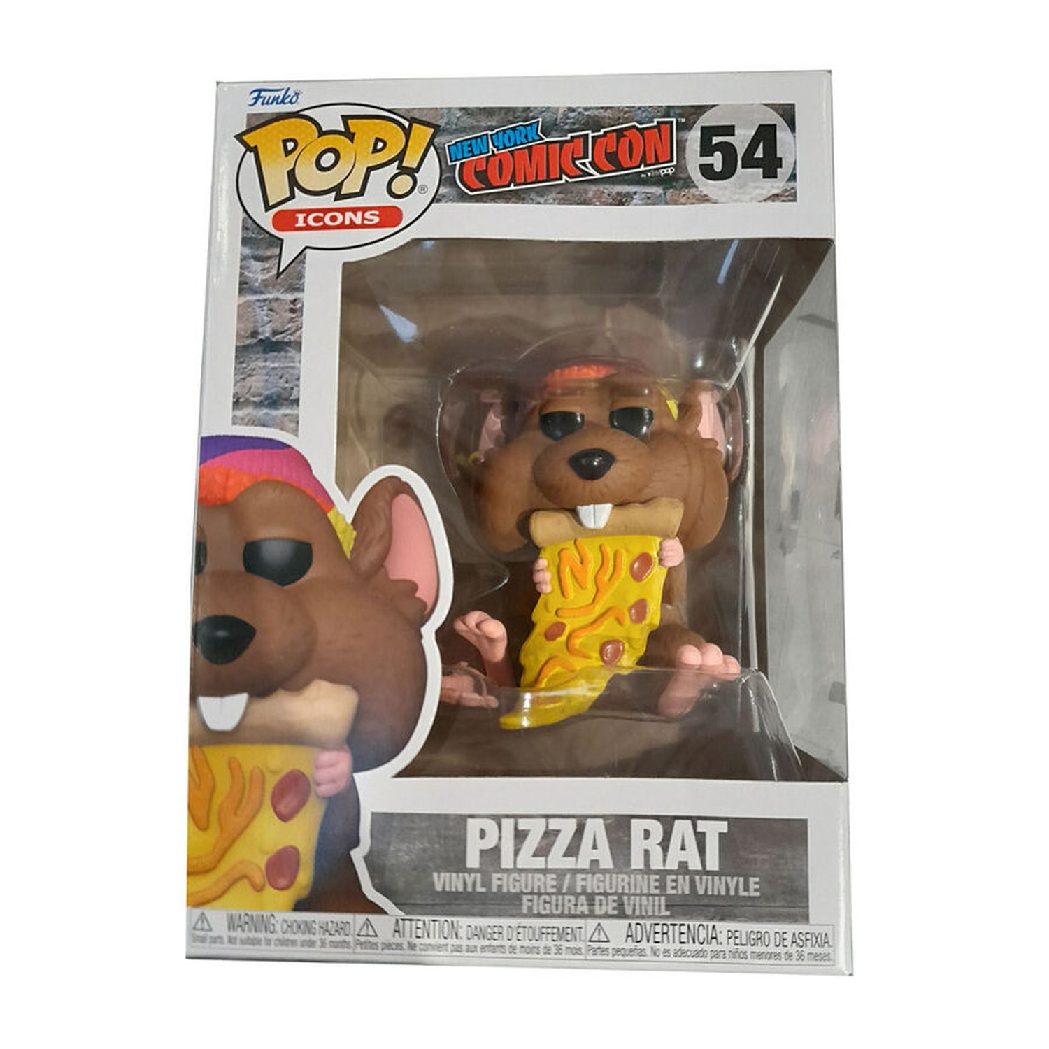 Figura POP New York Comiccon Pizza Rat