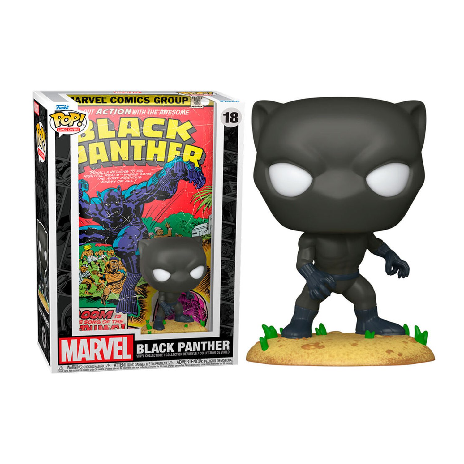Figura POP Comic Cover Marvel Black Panther