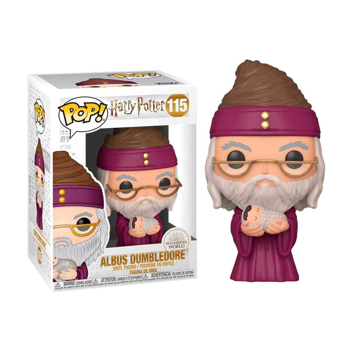 Figura POP Harry Potter Dumbledore with Baby Harry