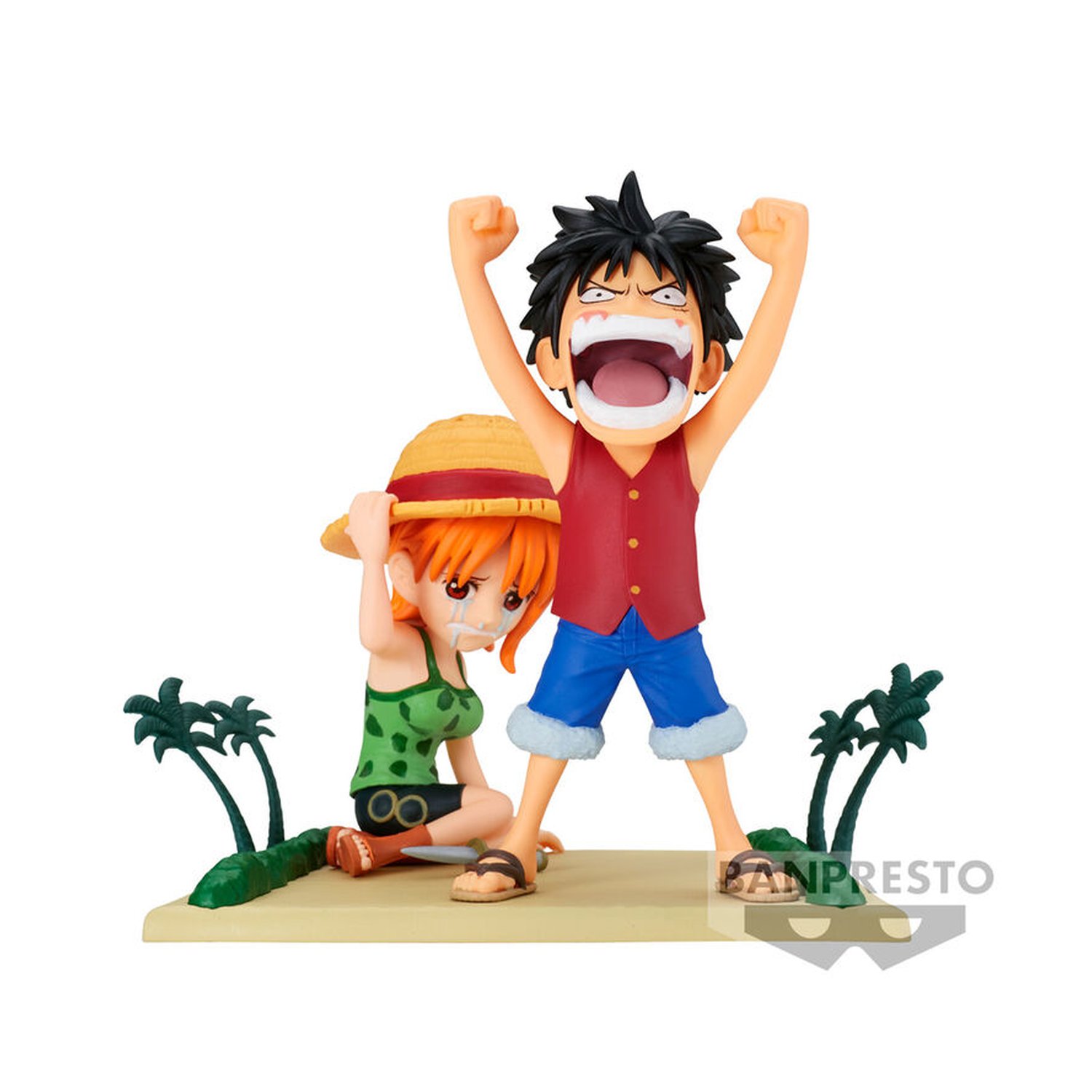 Figura Luffy & Nami WCF Log Stories One Piece 7cm