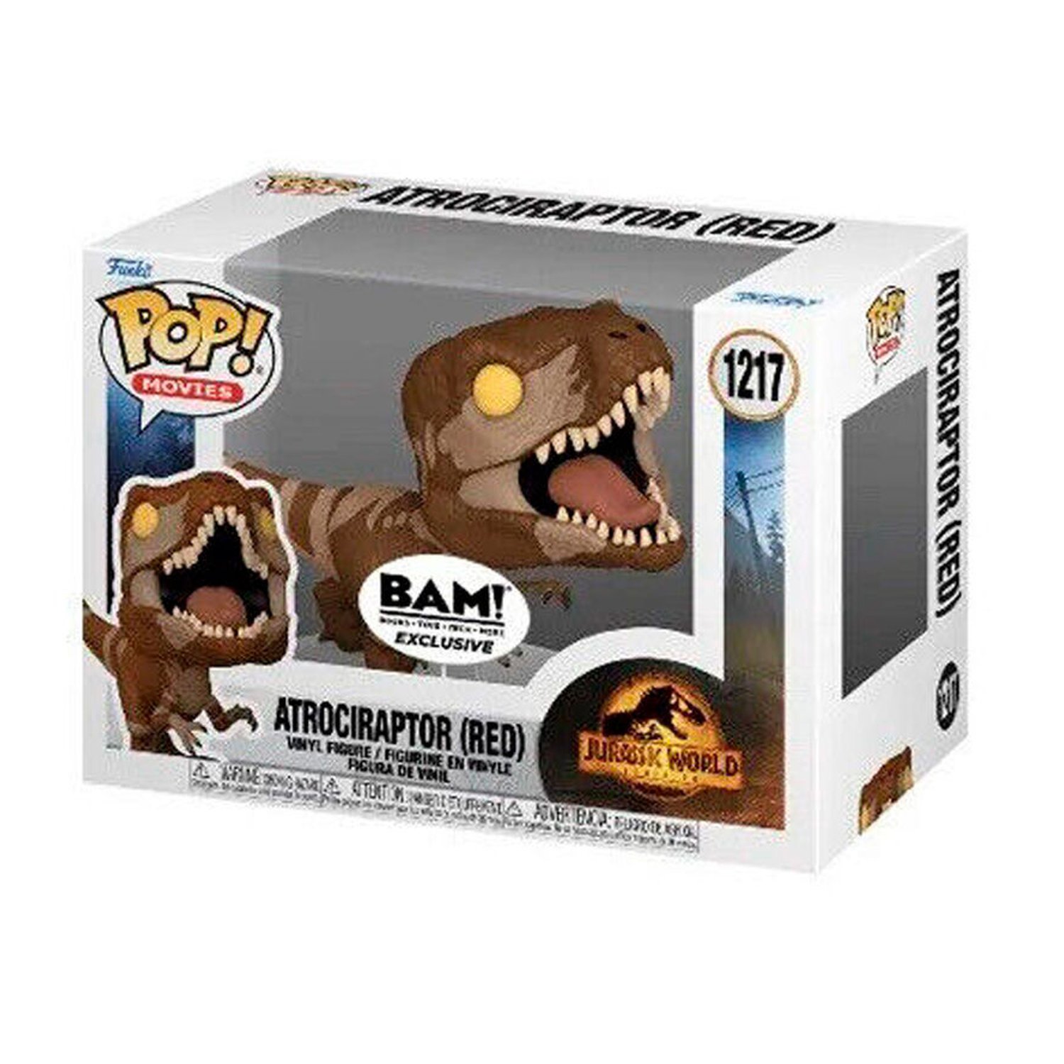 Figura POP Jurassic World Atrociraptor Red Exclusive