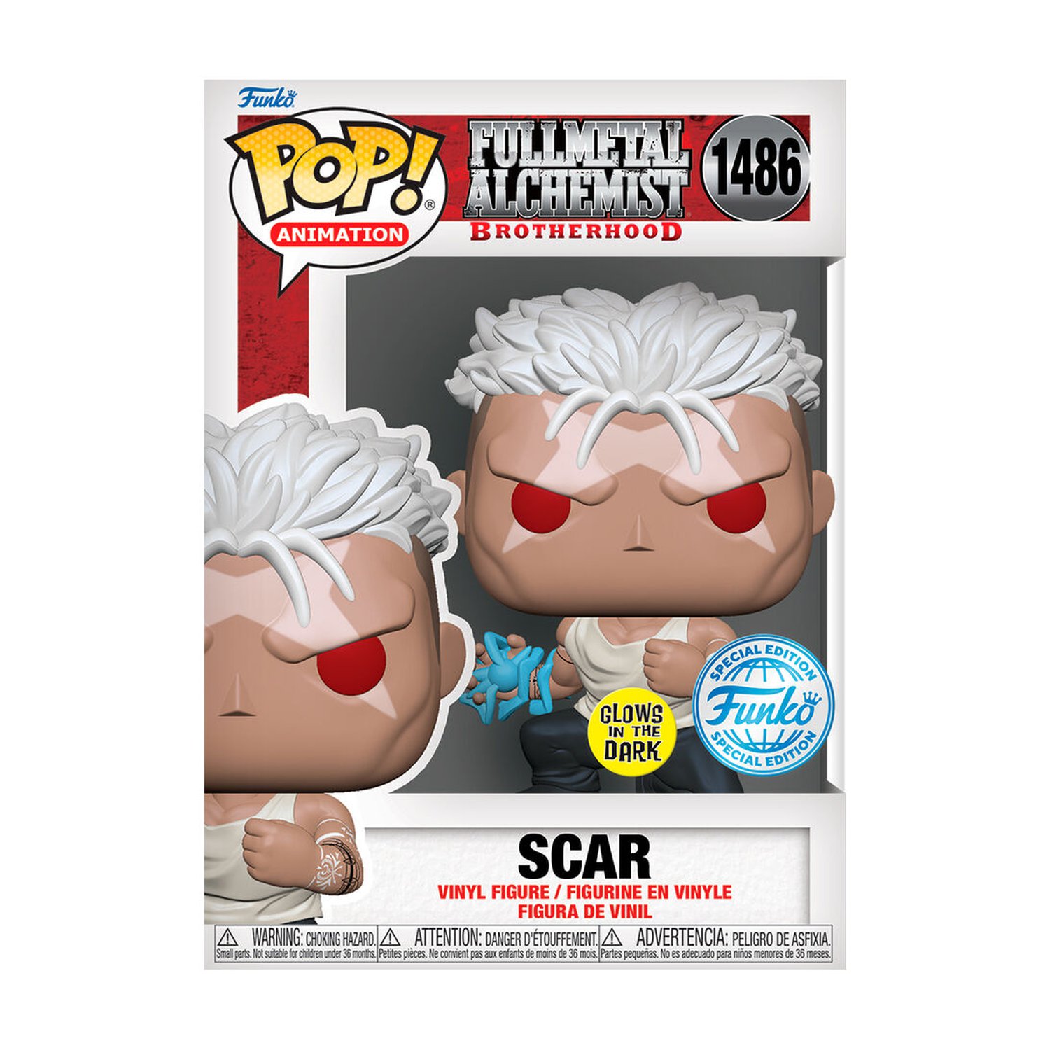 Figura POP Fullmetal Alchemist Brotherhood Scar Exclusive