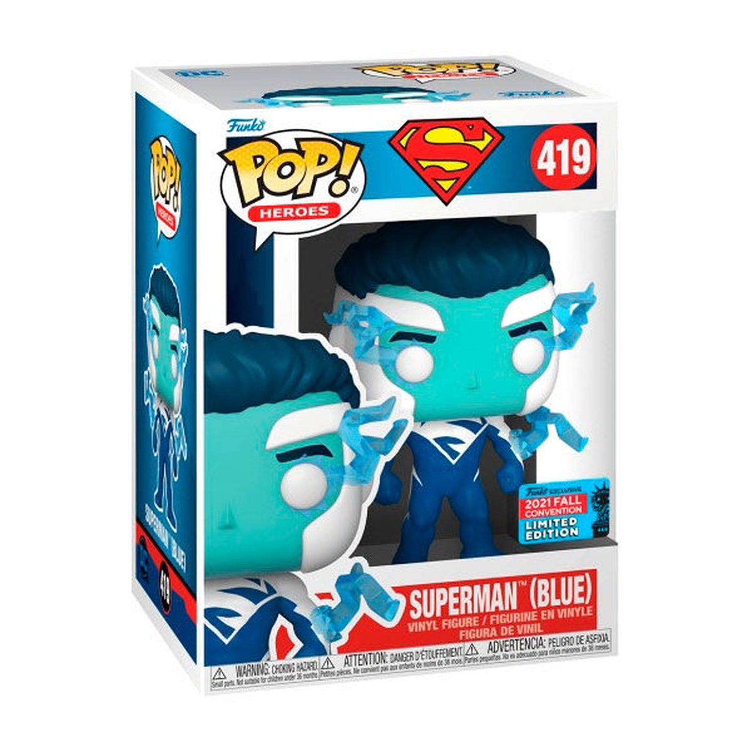 Figura POP DC Comics Superman Blue Exclusive