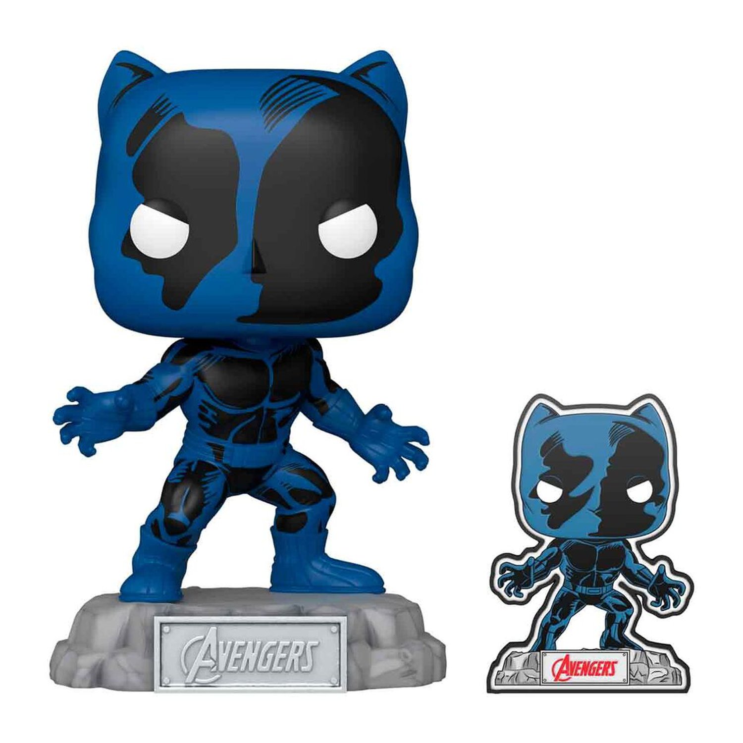 Figura POP Marvel Avengers 60th Anniversary Comic Black Panther with Pin Exclusive