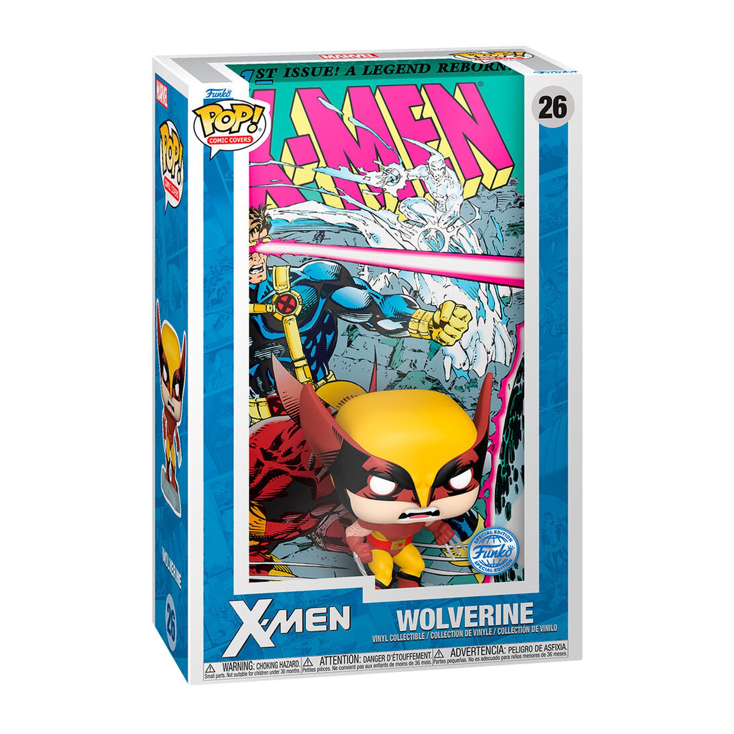 Figura POP Comic Cover Marvel X-Men Wolverine Exclusive