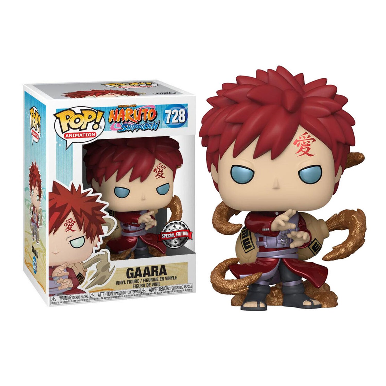 Figura POP Naruto Gaara Metallic Exclusive