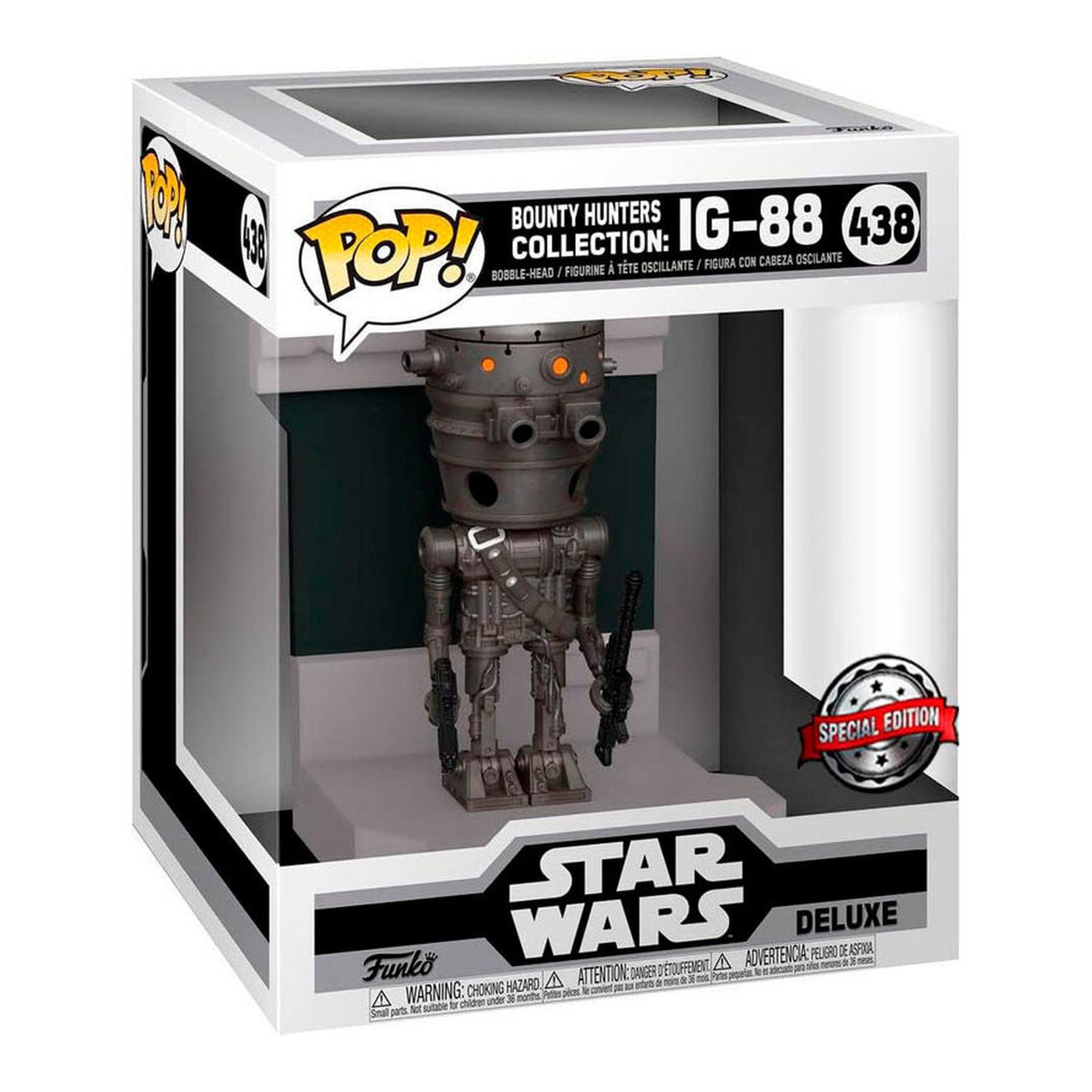Figura POP Deluxe Star Wars Bounty Hunters IG-88 Exclusive