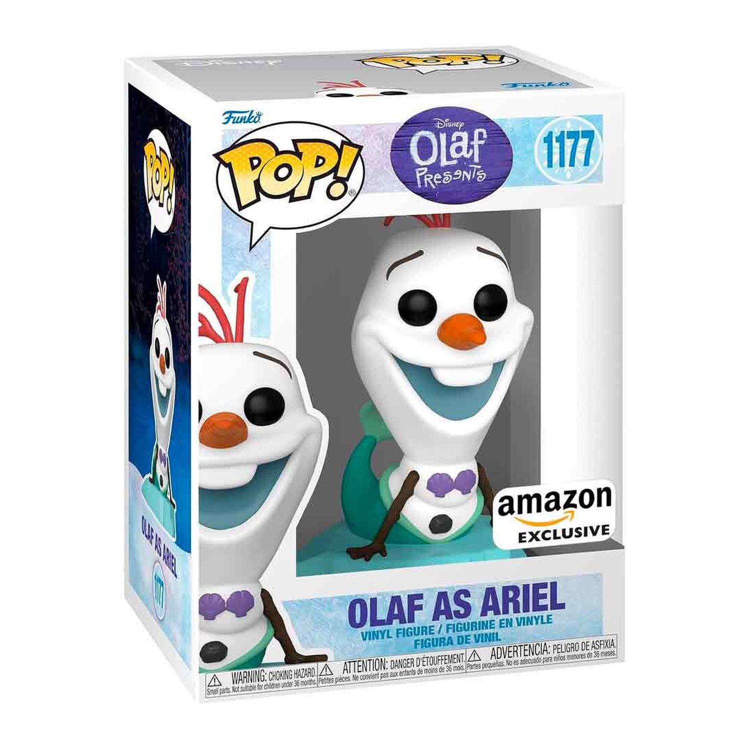 Figura POP Disney Olaf Present - Olaf as Ariel Exclusive