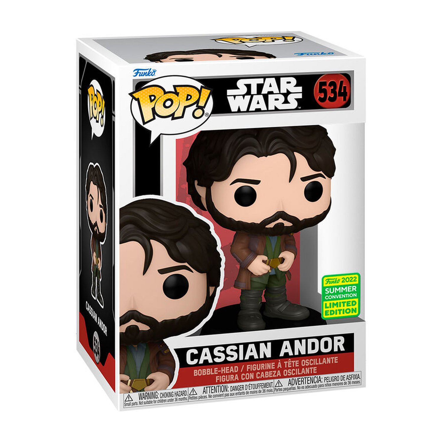 Figura POP Star Wars Cassian Andor Exclusive