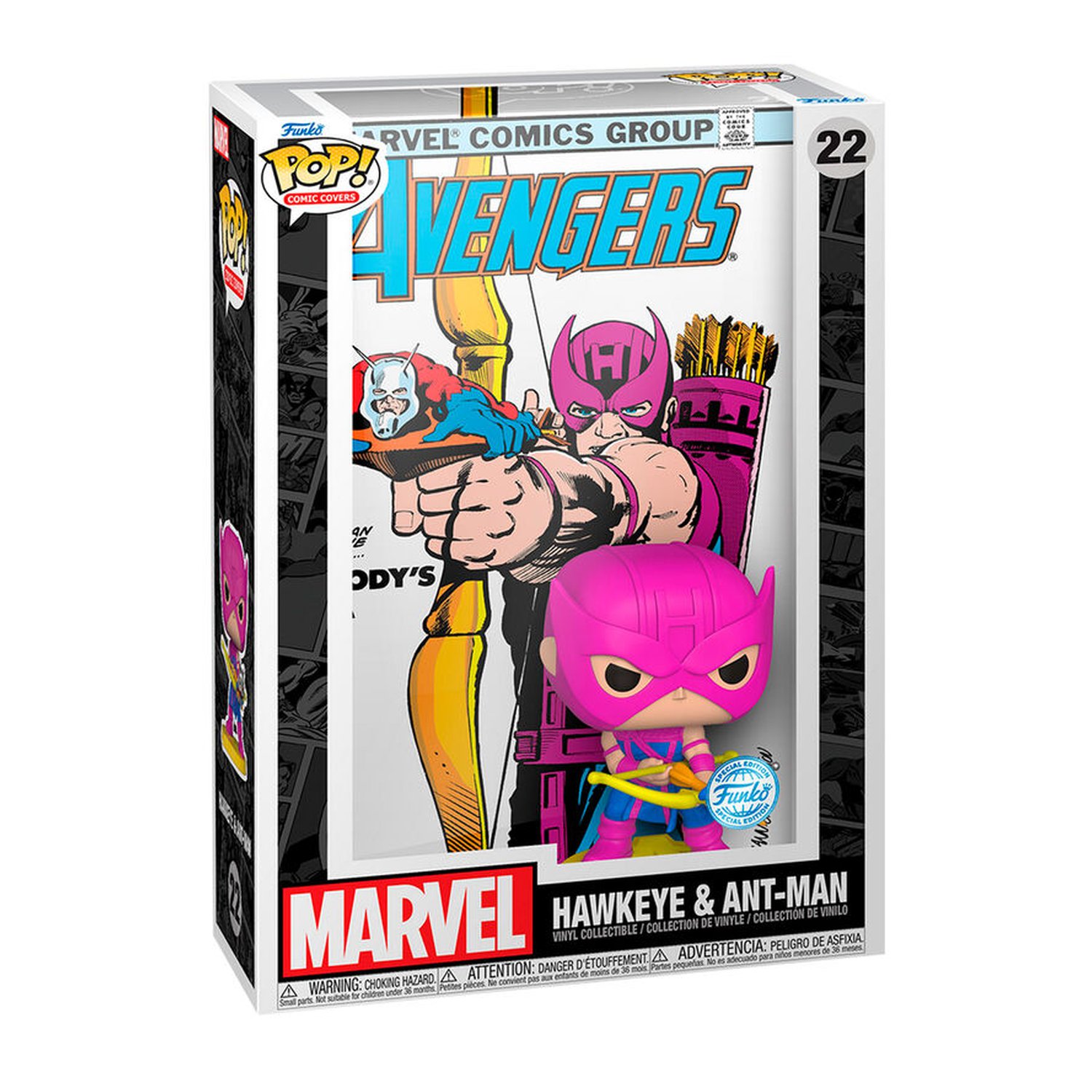 Figura POP Comic Cover Marvel Avengers Hawkeye & Ant-Man Exclusive