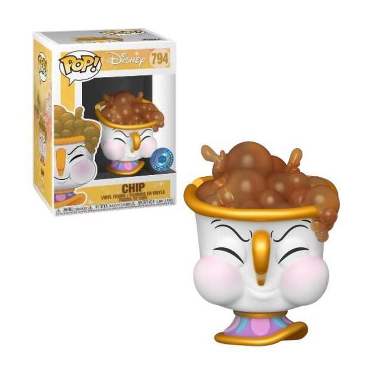 Figura POP Disney La Bella y la Bestia Chip Exclusive